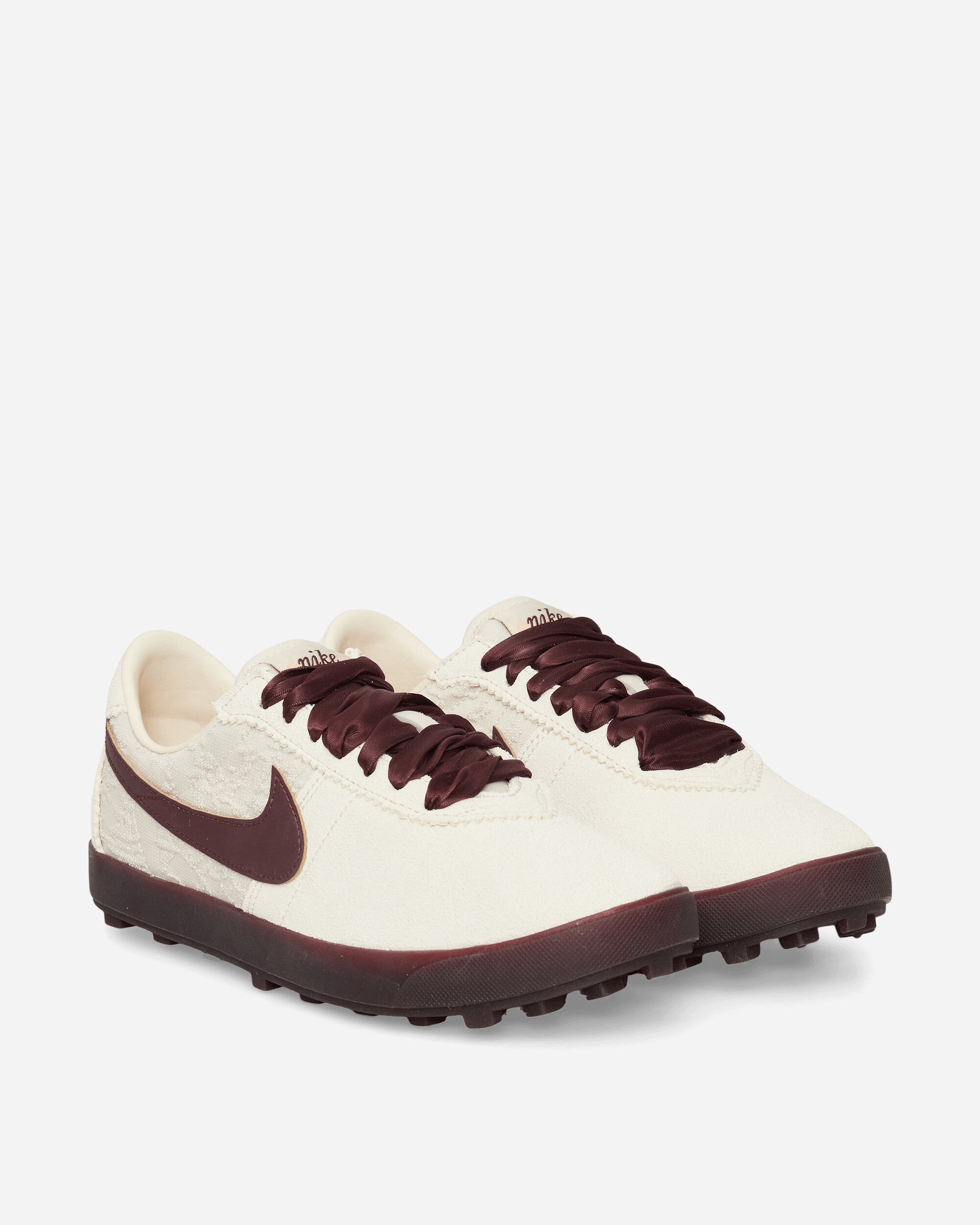 Nike Women's Astrograbber Leather SE Sneakers Light Cream / Arctic Orange / Burgundy Crush, view 2