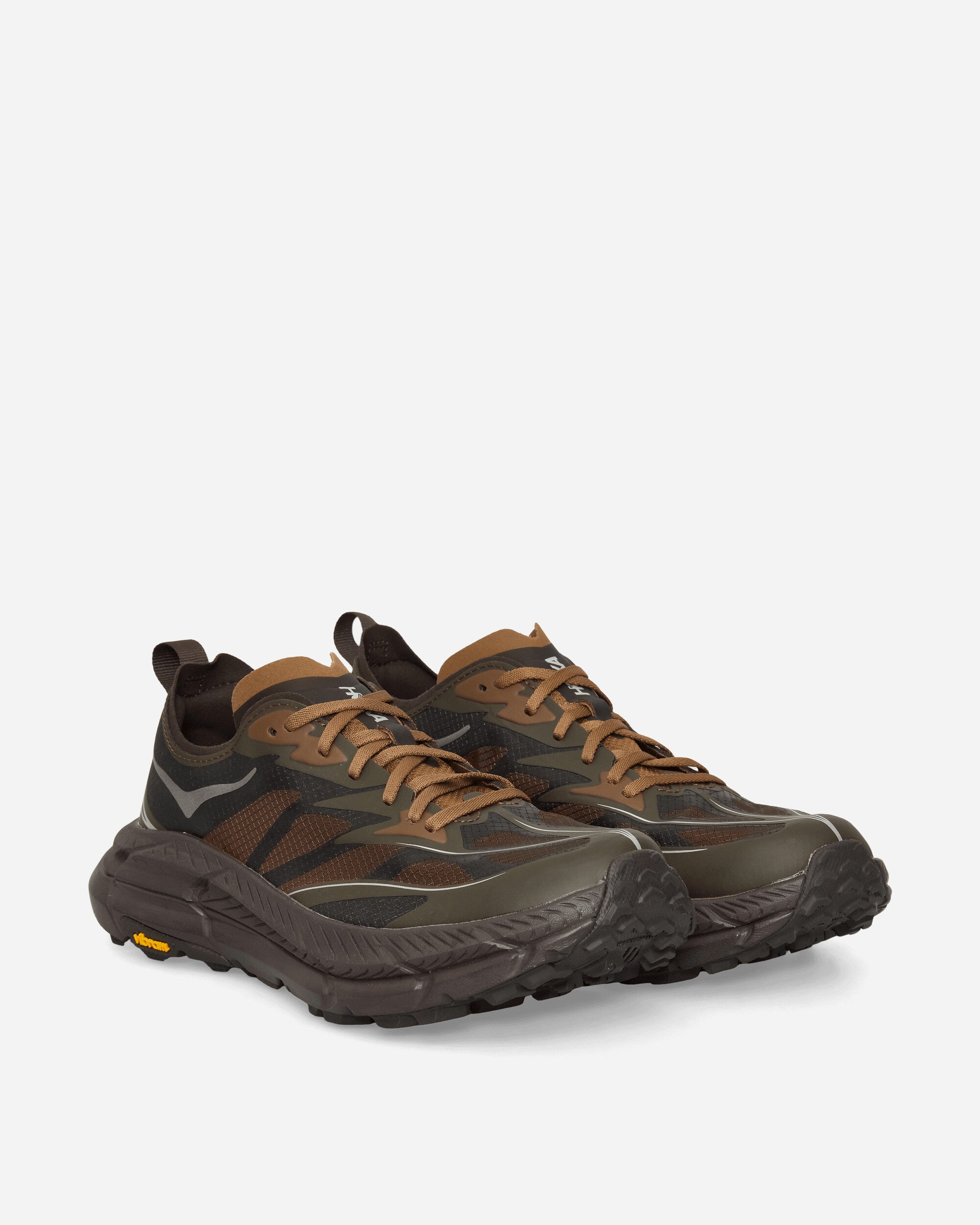 Hoka One One Mafate Speed 4 Lite Sneakers Tree Bark / Cast Iron, view 2
