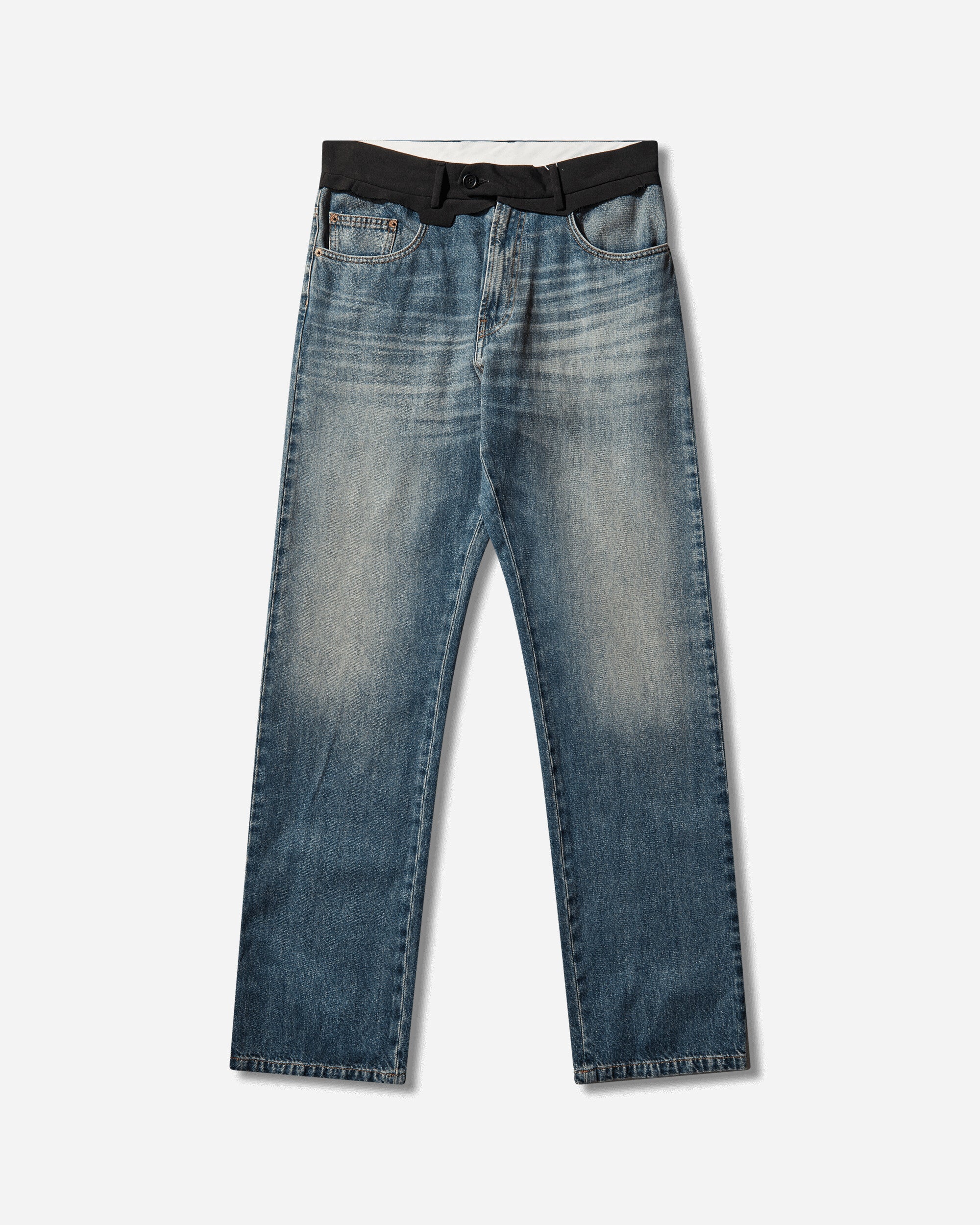 MM6 Maison Margiela Men's Replaced Waist Jeans Blue