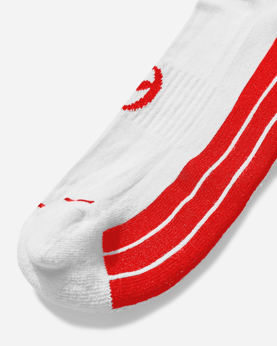 No Problemo Logo Socks White, view 4