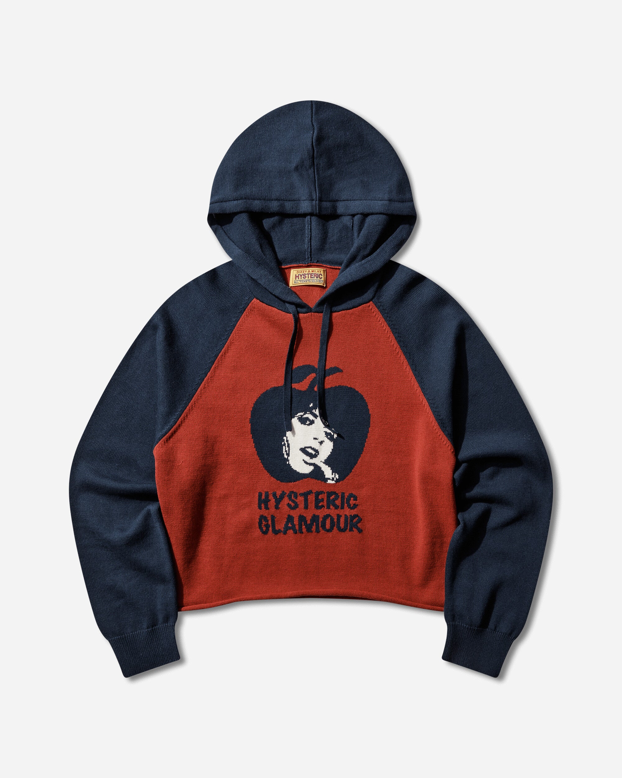 Hysteric Glamour Women's Apple Girl Knitted Hoodie Multicolor