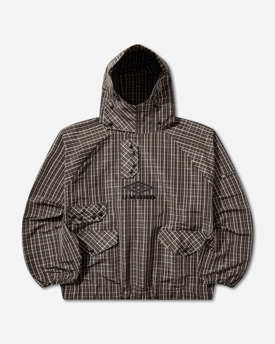 Umbro Check Smock Anorak Beige / Dark Brown