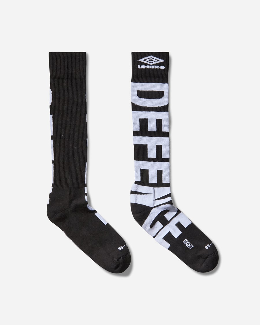 Umbro Offence Defence Socks Black / White, view 2