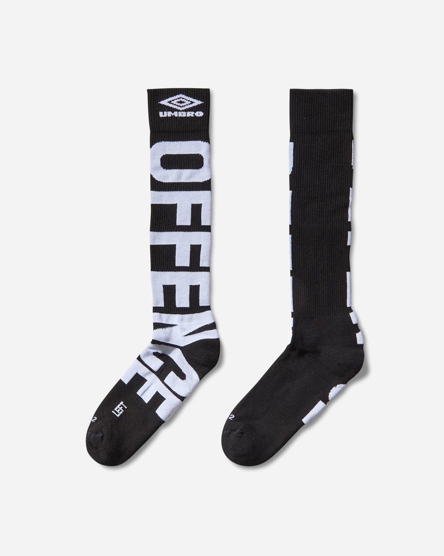 Umbro Offence Defence Socks Black / White, view 3