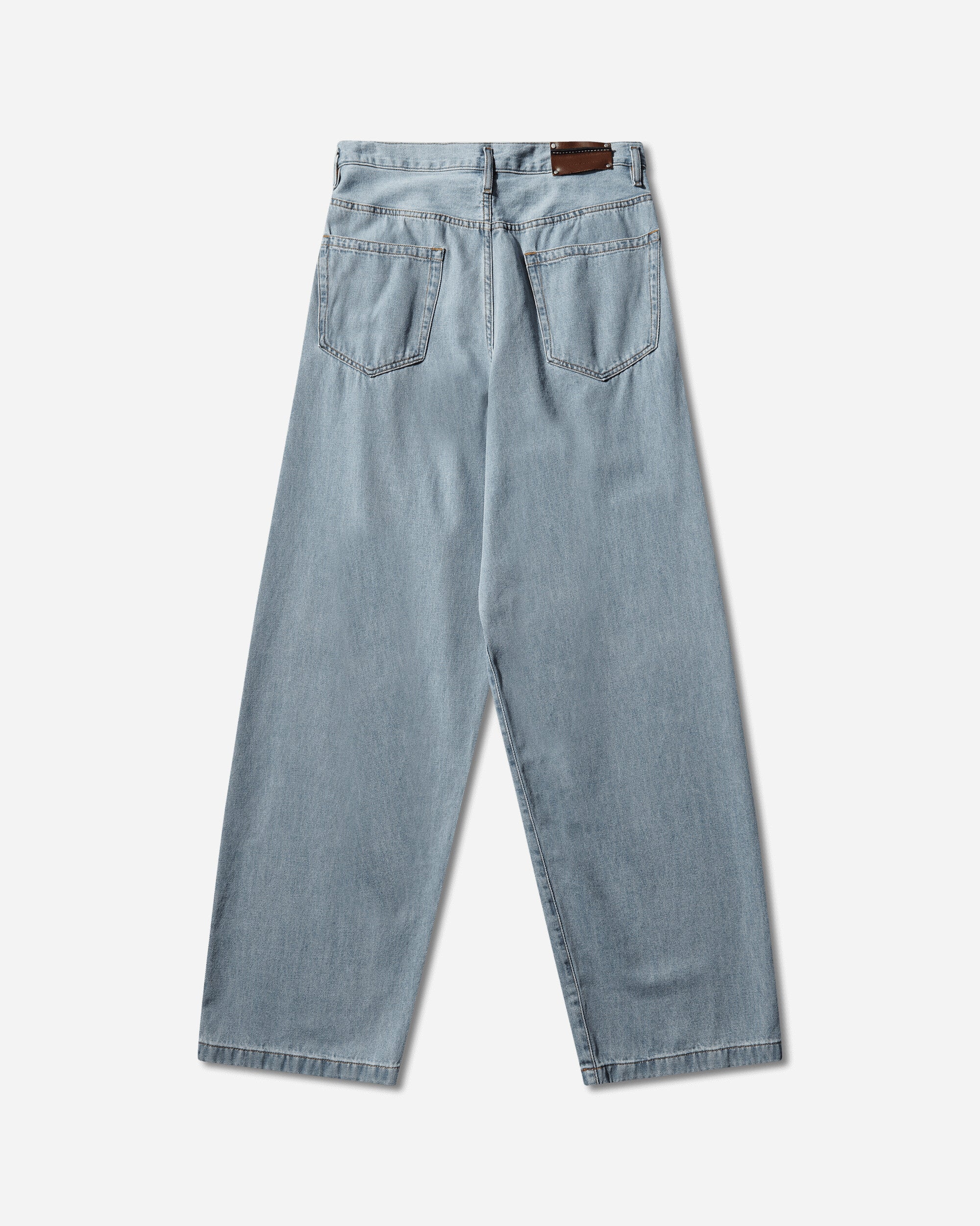 Dries Van Noten Men's Pleated Jeans Light Blue, view 2
