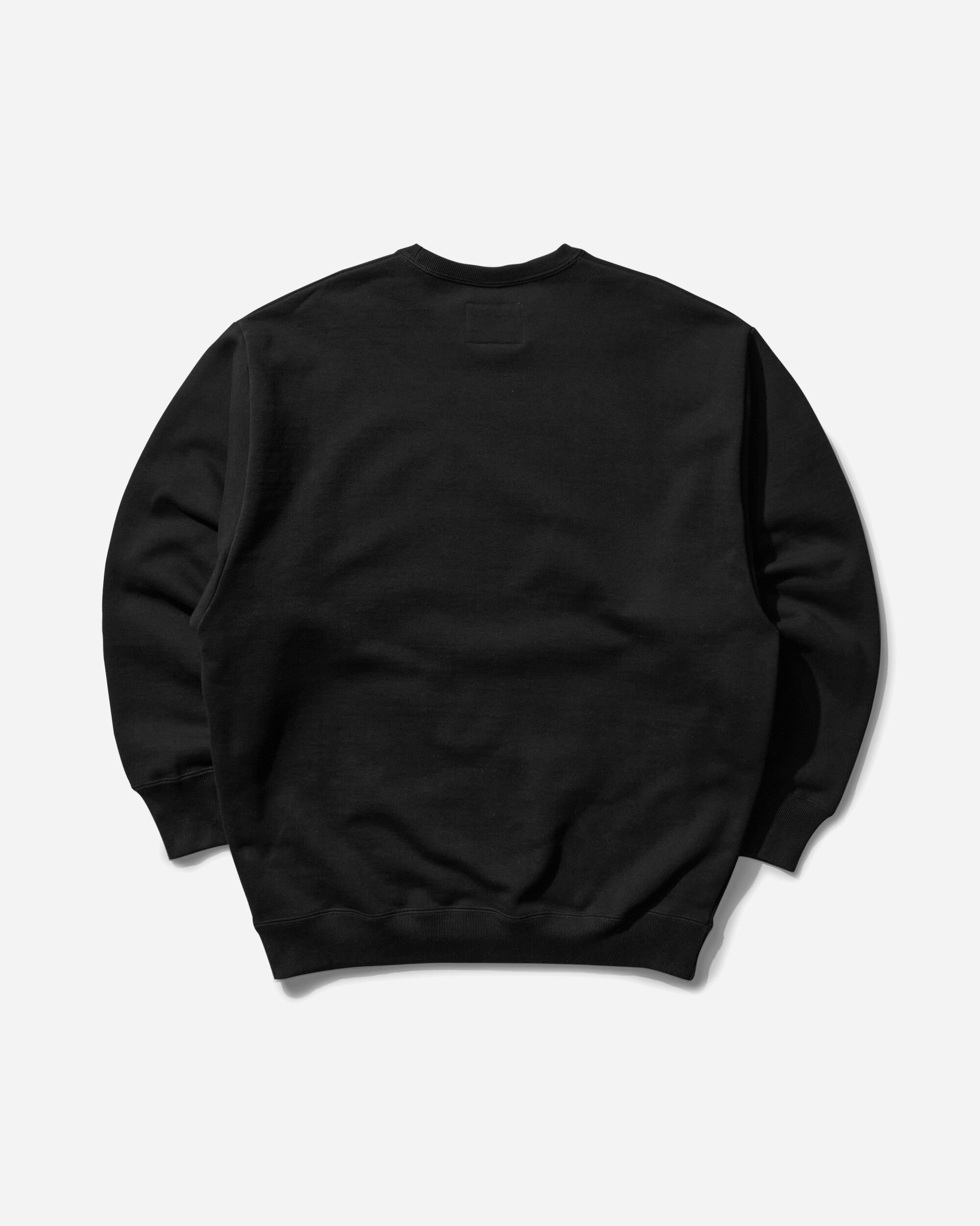 WTAPS Men's Academy Crewneck Sweatshirt Black, view 2