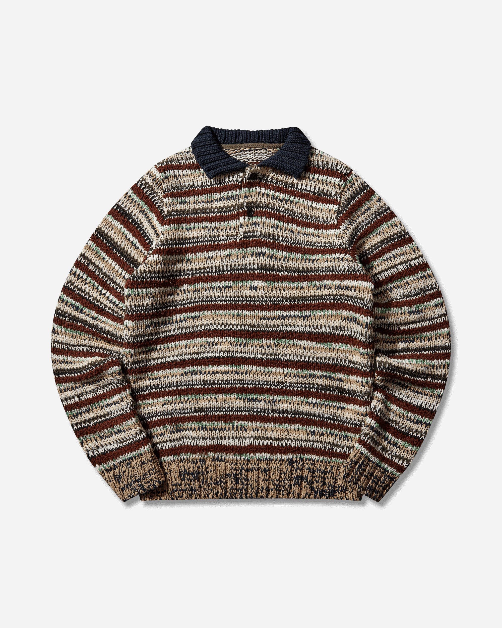 sacai Men's Mix Knit Pullover Beige