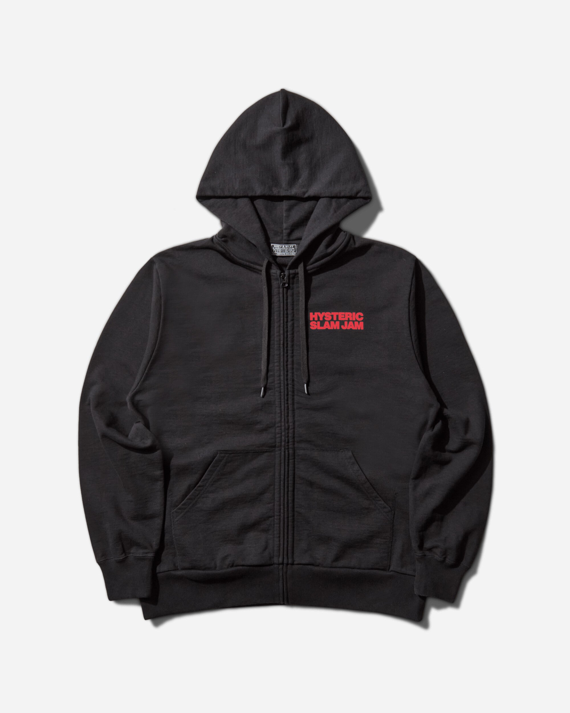 Hysteric Glamour Slam Jam Hysteric Angels Zip Up Hoodie Black