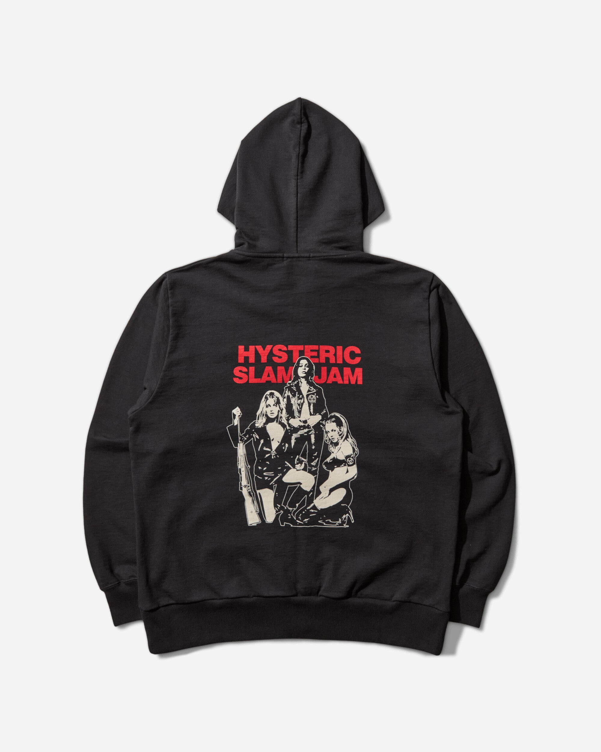 Hysteric Glamour Slam Jam Hysteric Angels Zip Up Hoodie Black, view 2