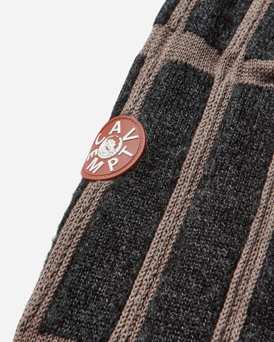 Cav Empt Men's Rectangular Bar Knit Cardigan Brown, view 3