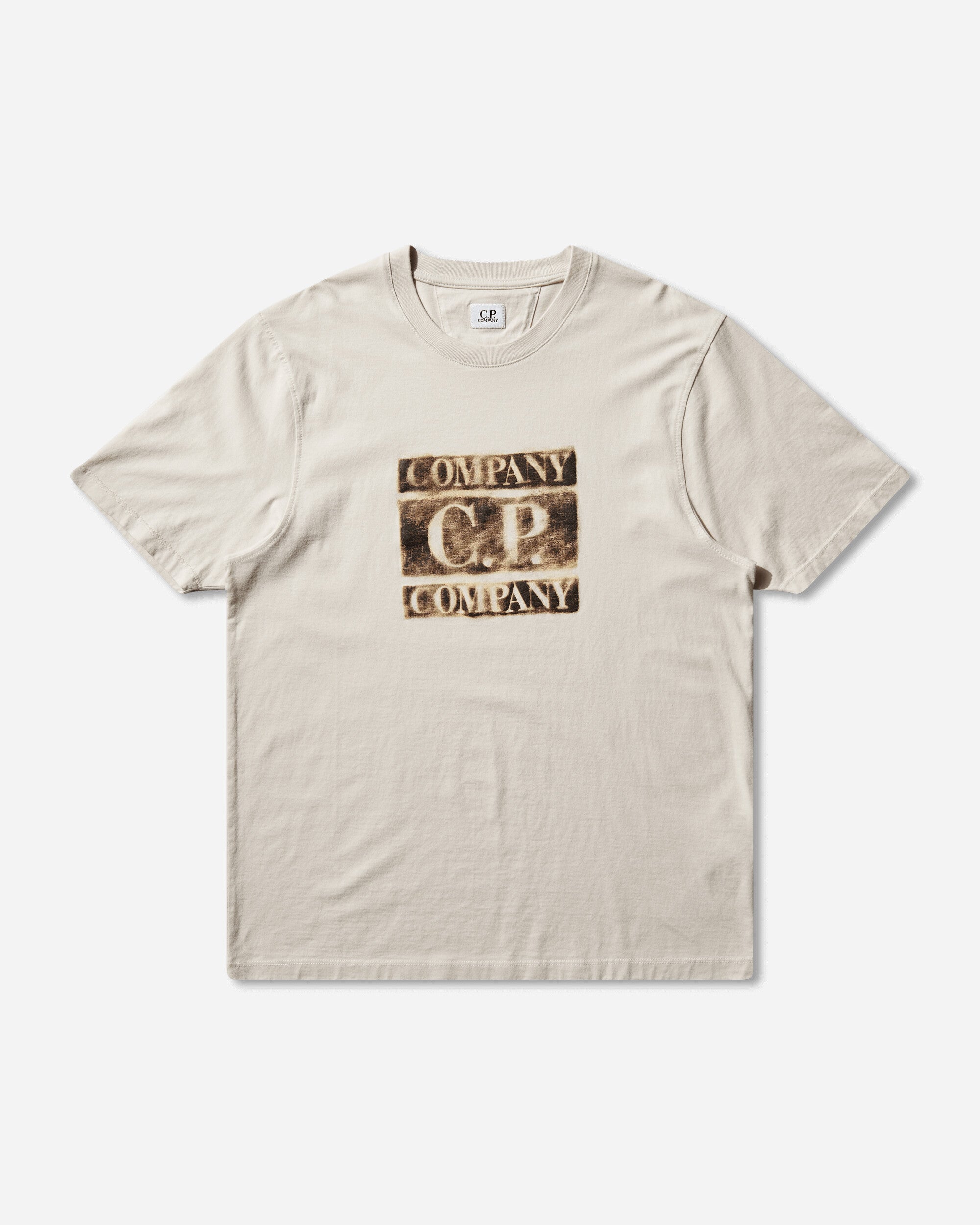 C.P. Company Men's 30/1 Jersey Graphic T-Shirt Frozen Dew