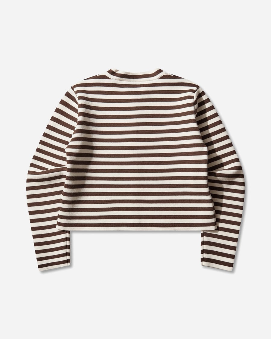 Résumé Women's KodyRS Knit Cardigan Creme Stripe, view 2