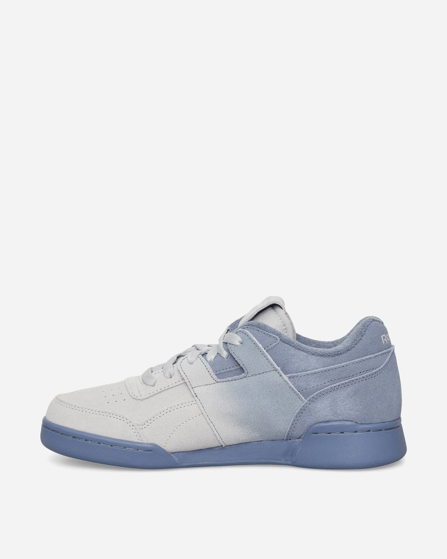 Reebok Workout Plus OG Sneakers Blue Gradient Suede, view 3