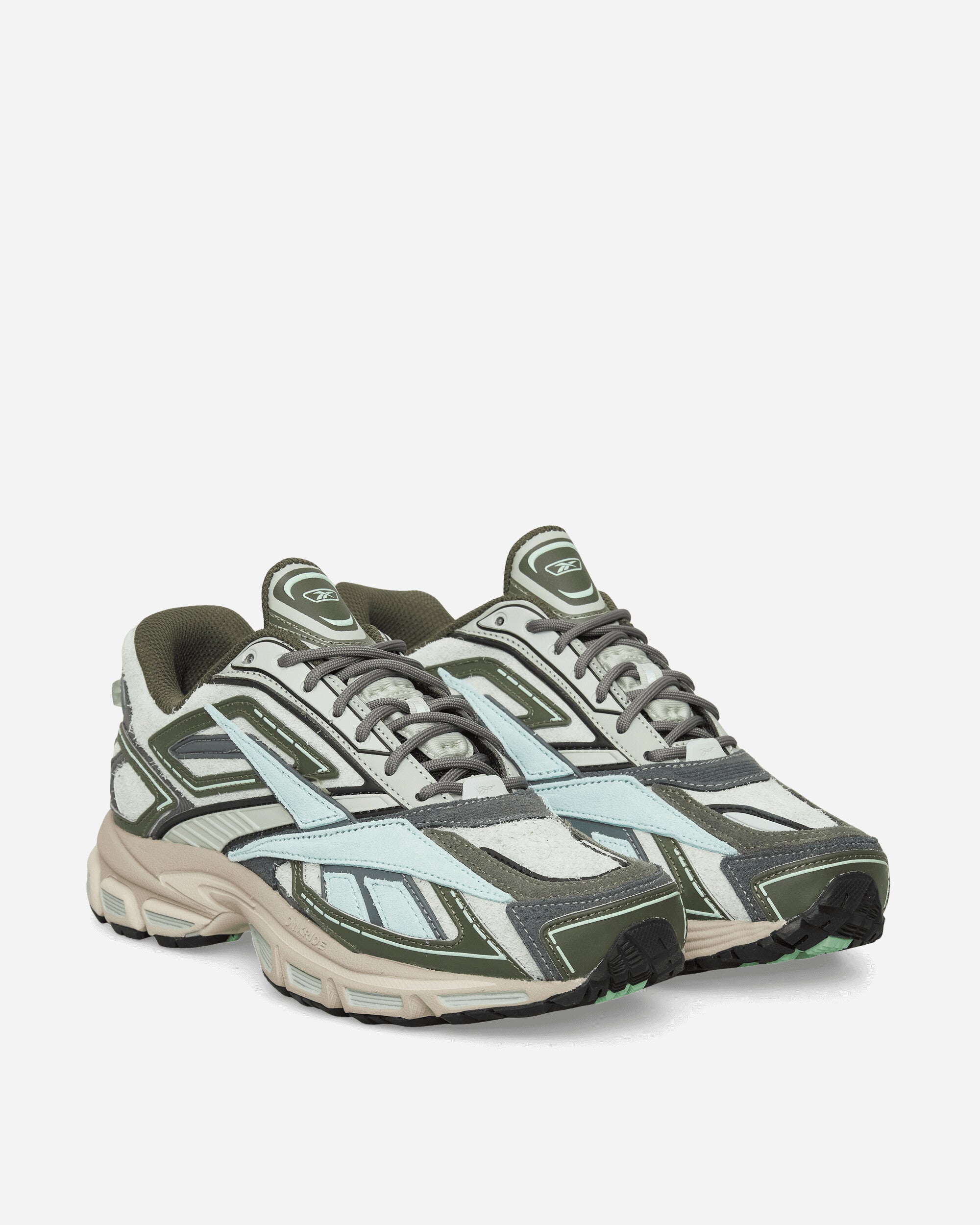 Reebok Premier Road Ultra Sneakers Green Hairy Suede, view 2