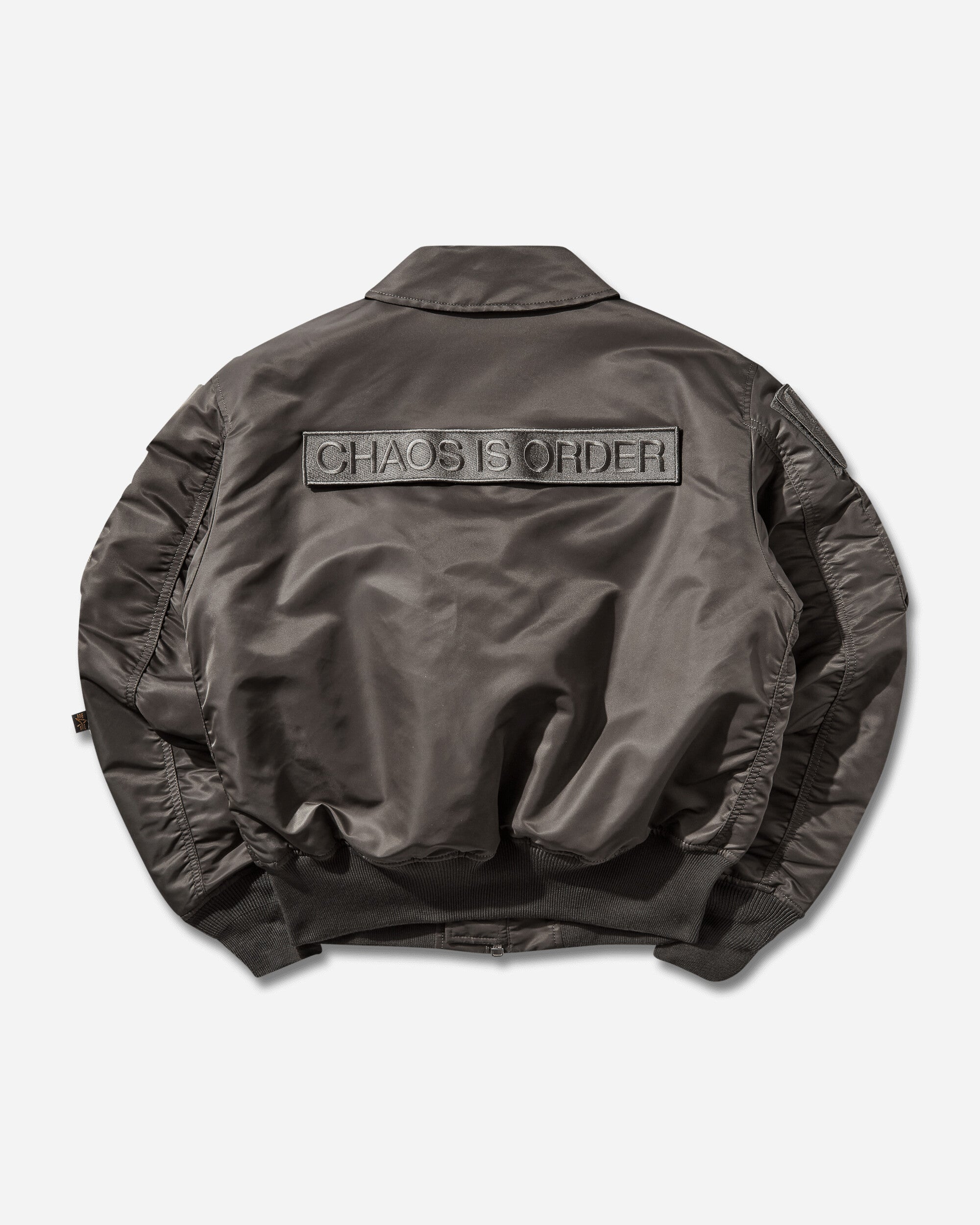 Alpha Industries Slam Jam CWU-45 Heritage Bomber Jacket Rep Grey, view 2