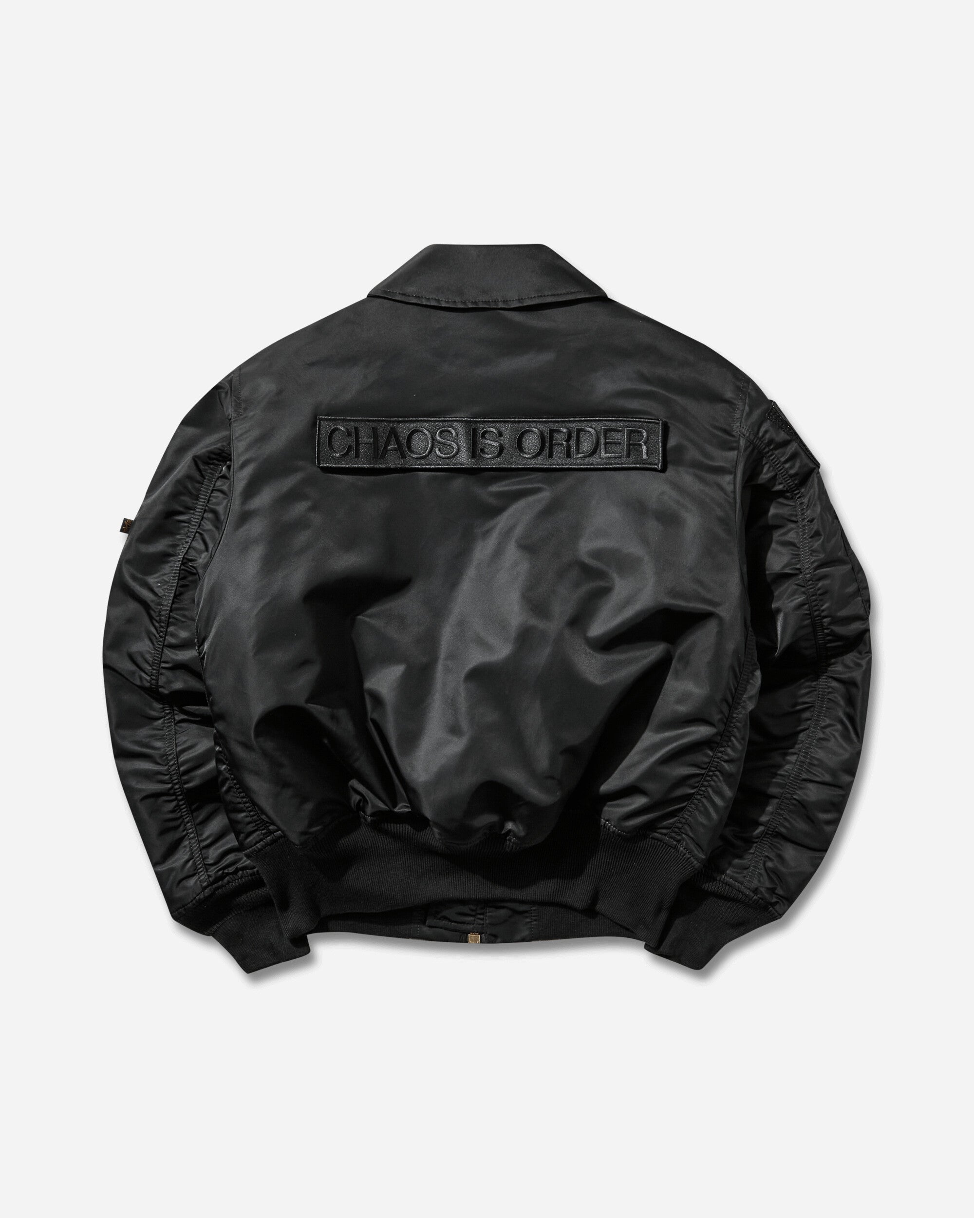 Alpha Industries Slam Jam CWU-45 Heritage Bomber Jacket Black, view 2