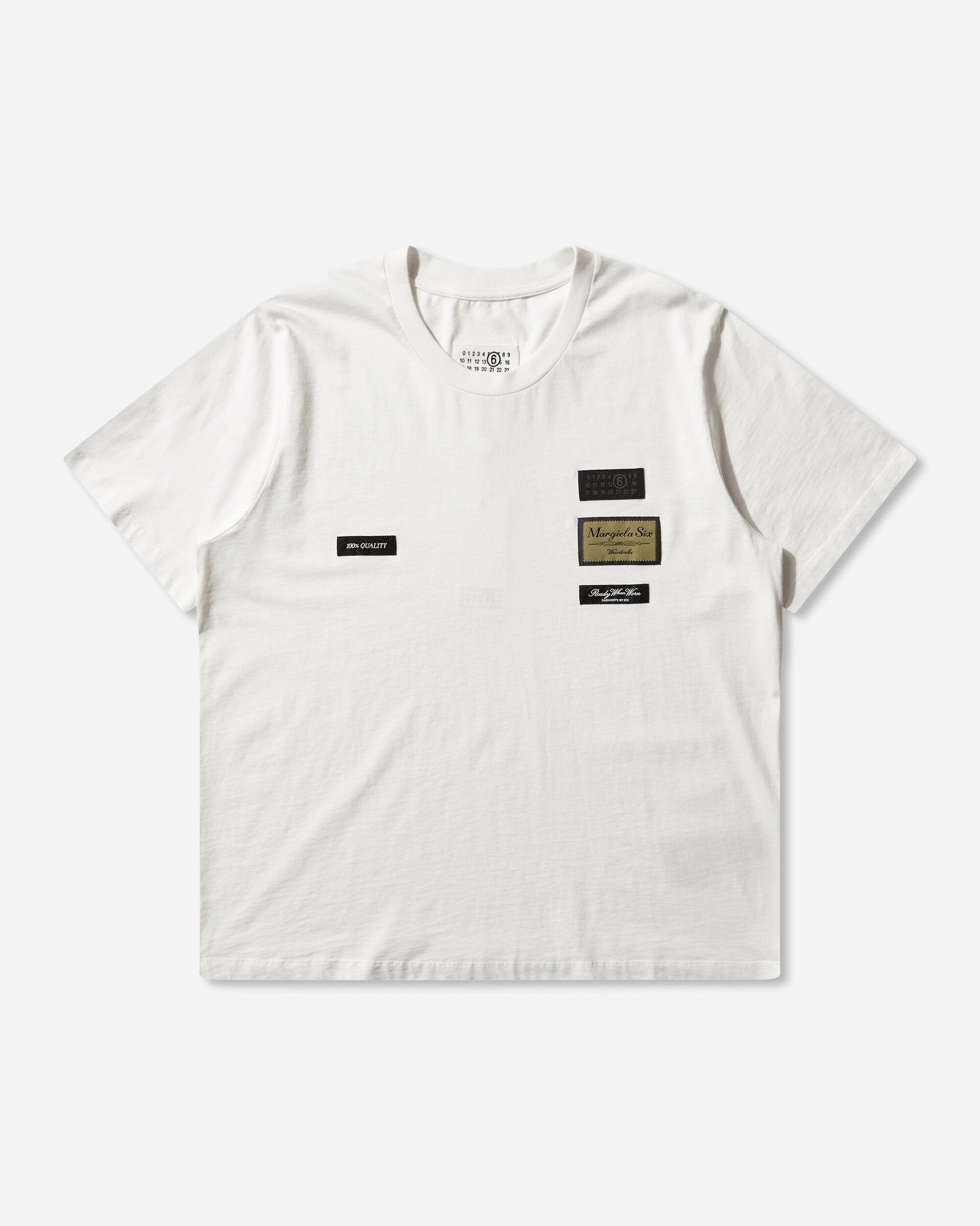 MM6 Maison Margiela Men's Label Patch T-Shirt White