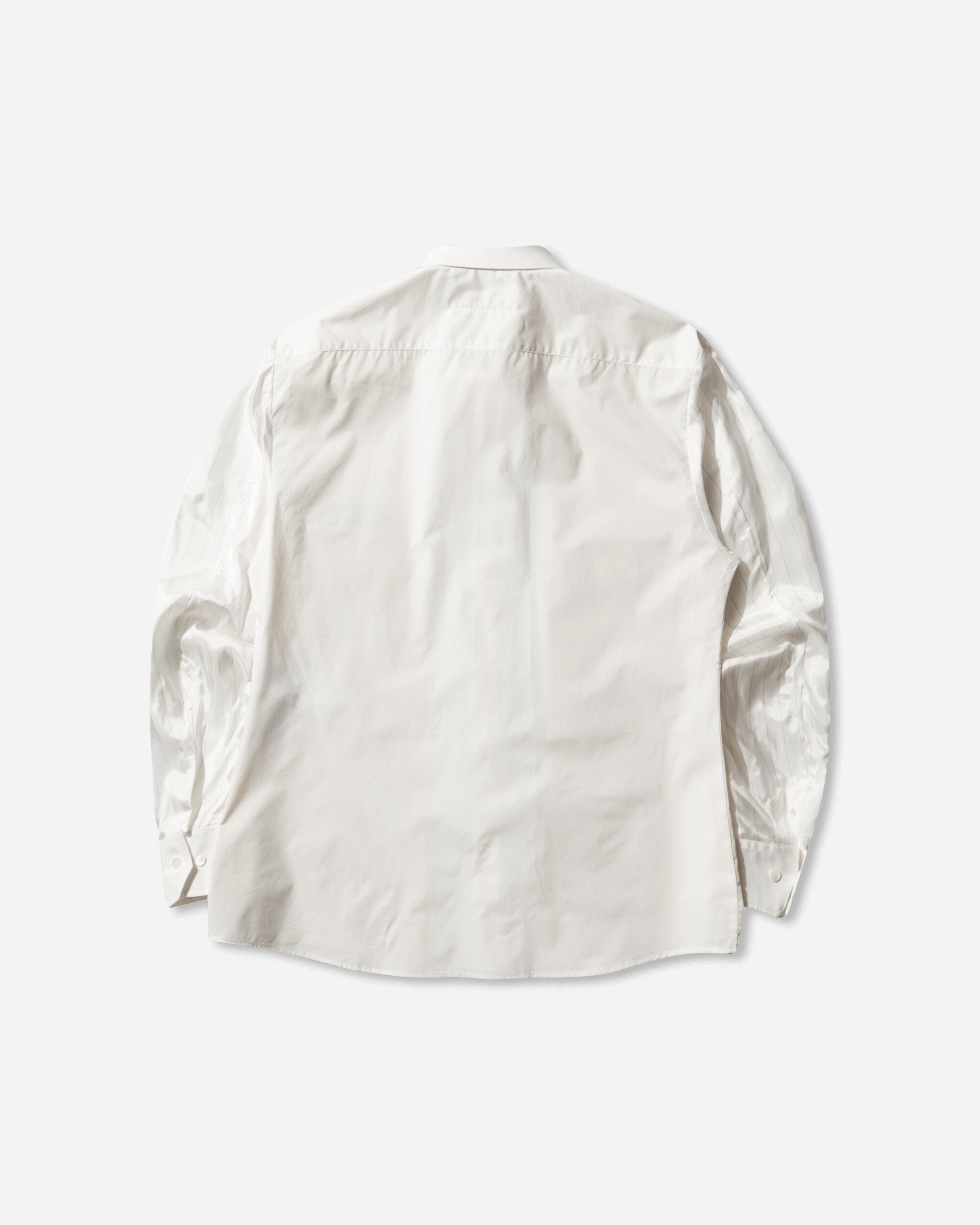 MM6 Maison Margiela Men's Label Patch Poplin Shirt White, view 2
