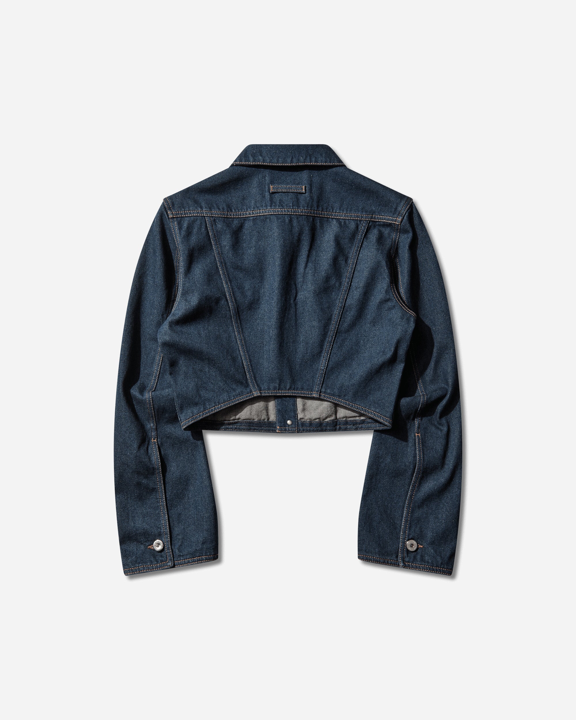 Jean Paul Gaultier Women's Trompe L'œil Denim Jacket Indigo, view 2