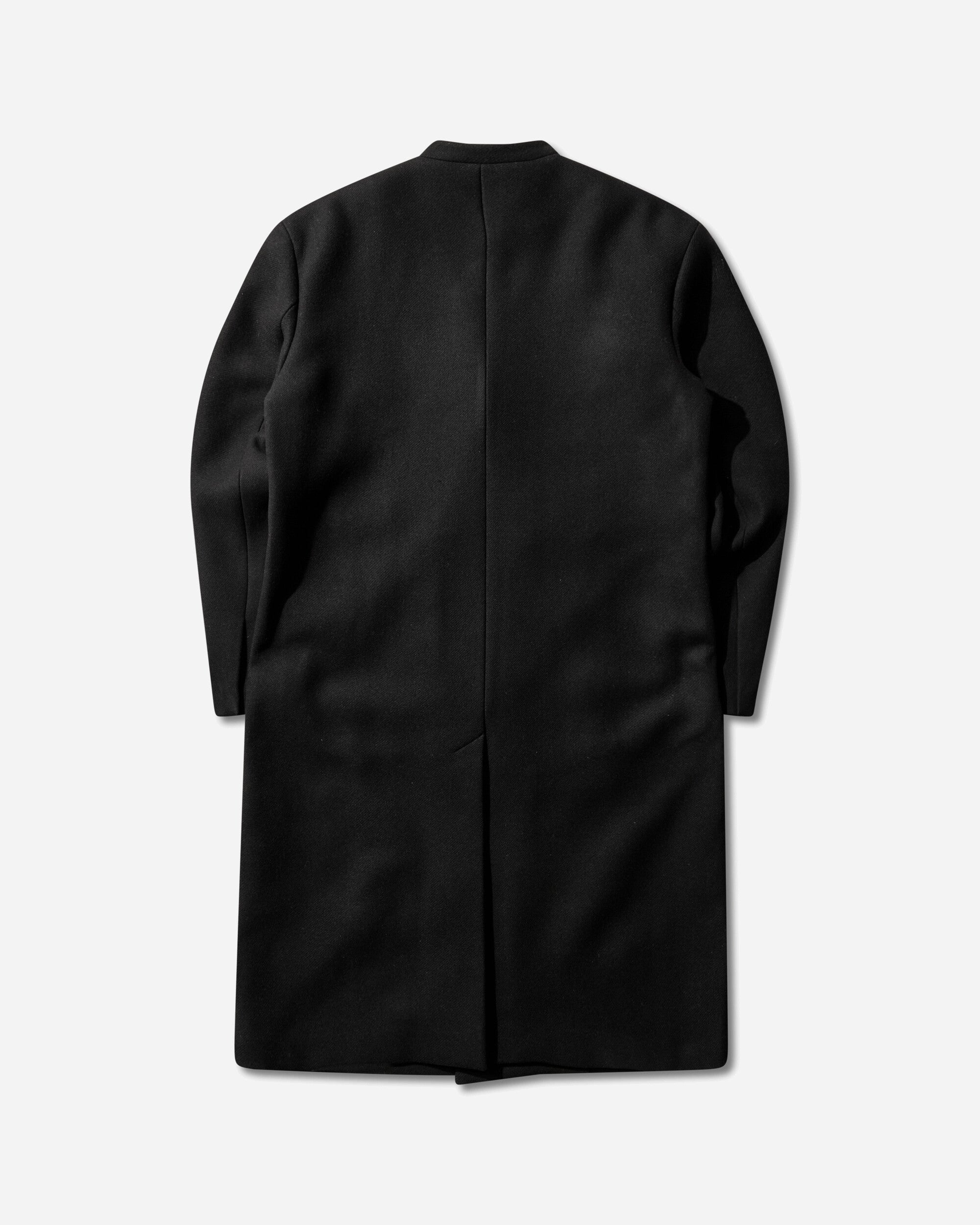 OAMC Men's Double Breasted Wool Coat Black, view 2