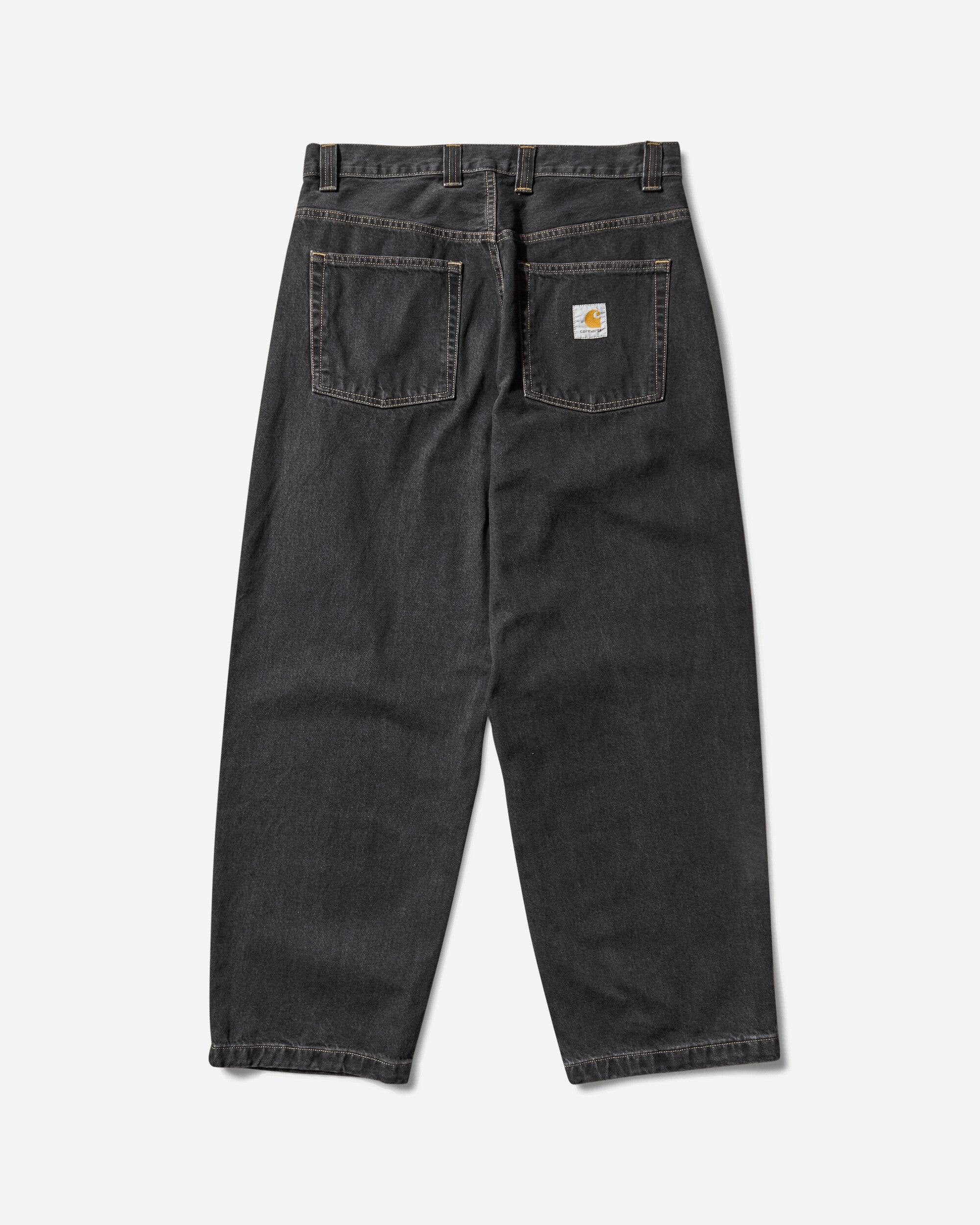 Carhartt WIP Men's Brandon Pants Black (Stone Washed), view 2
