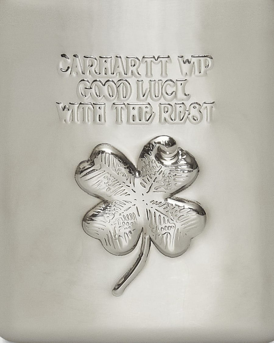 Carhartt WIP Clover Flask Silver, view 5