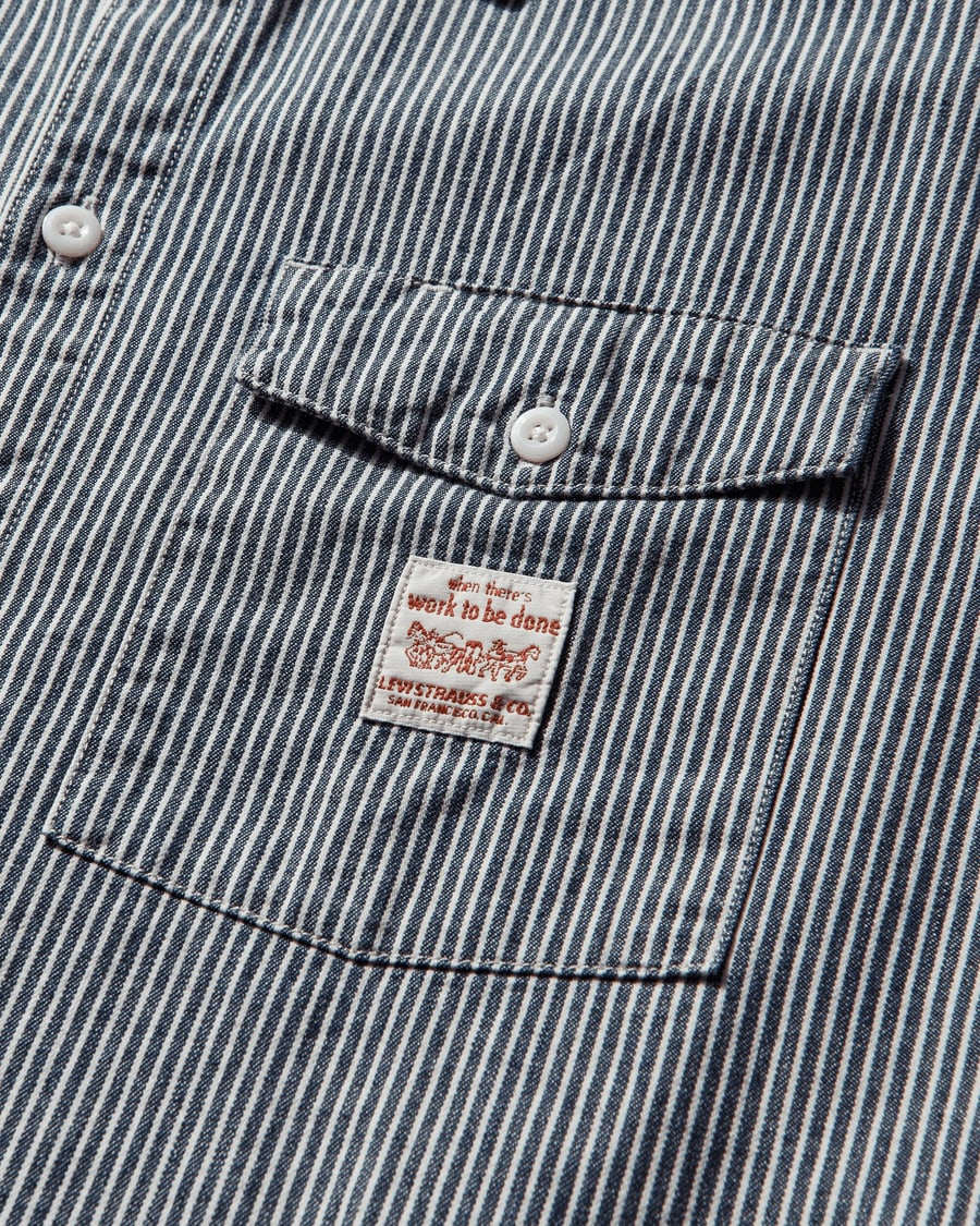Levi's Men's Worker Longsleeve Shirt Blue, view 3