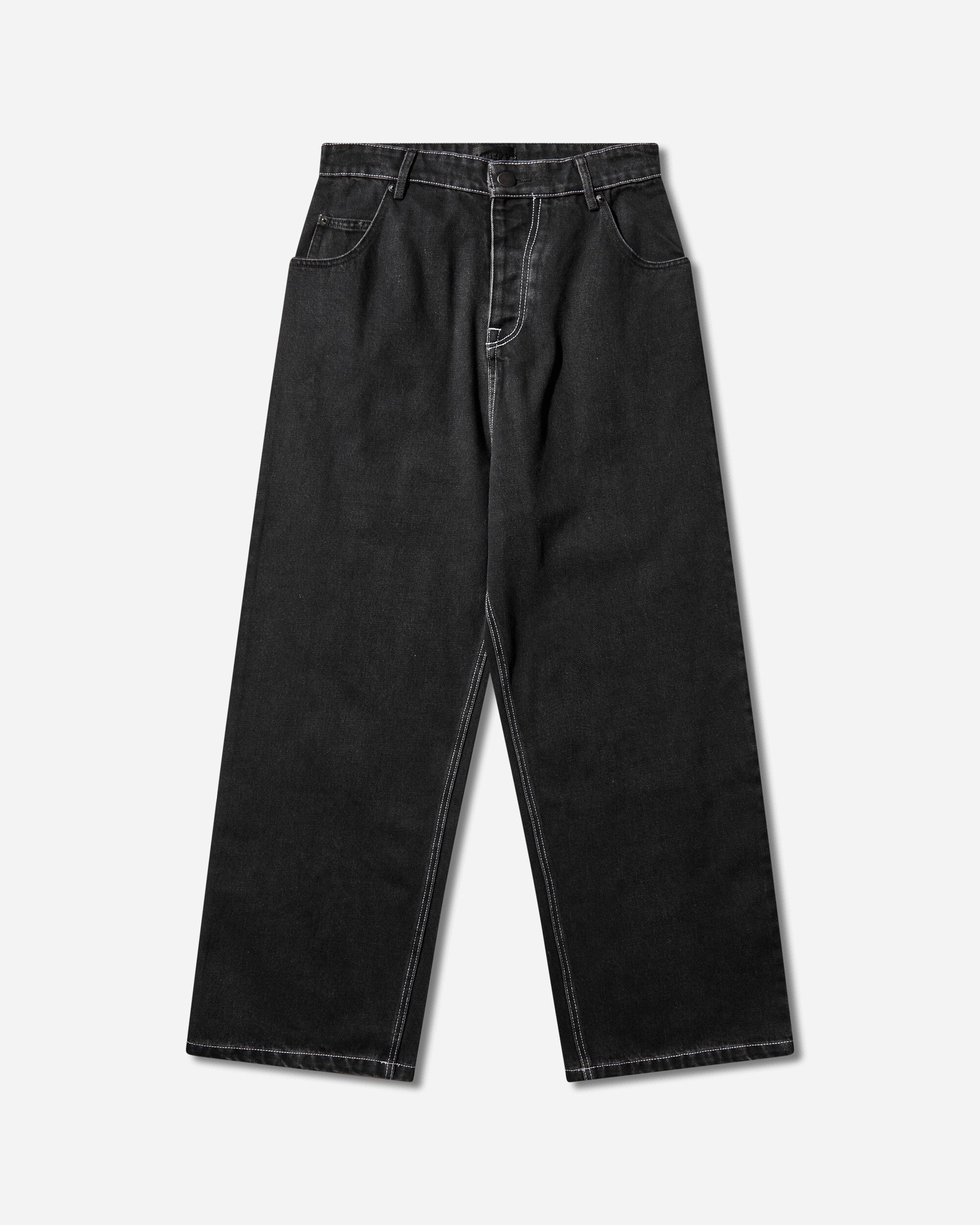 Nii Hai Women's Studs Baggy Jeans Grey Wash
