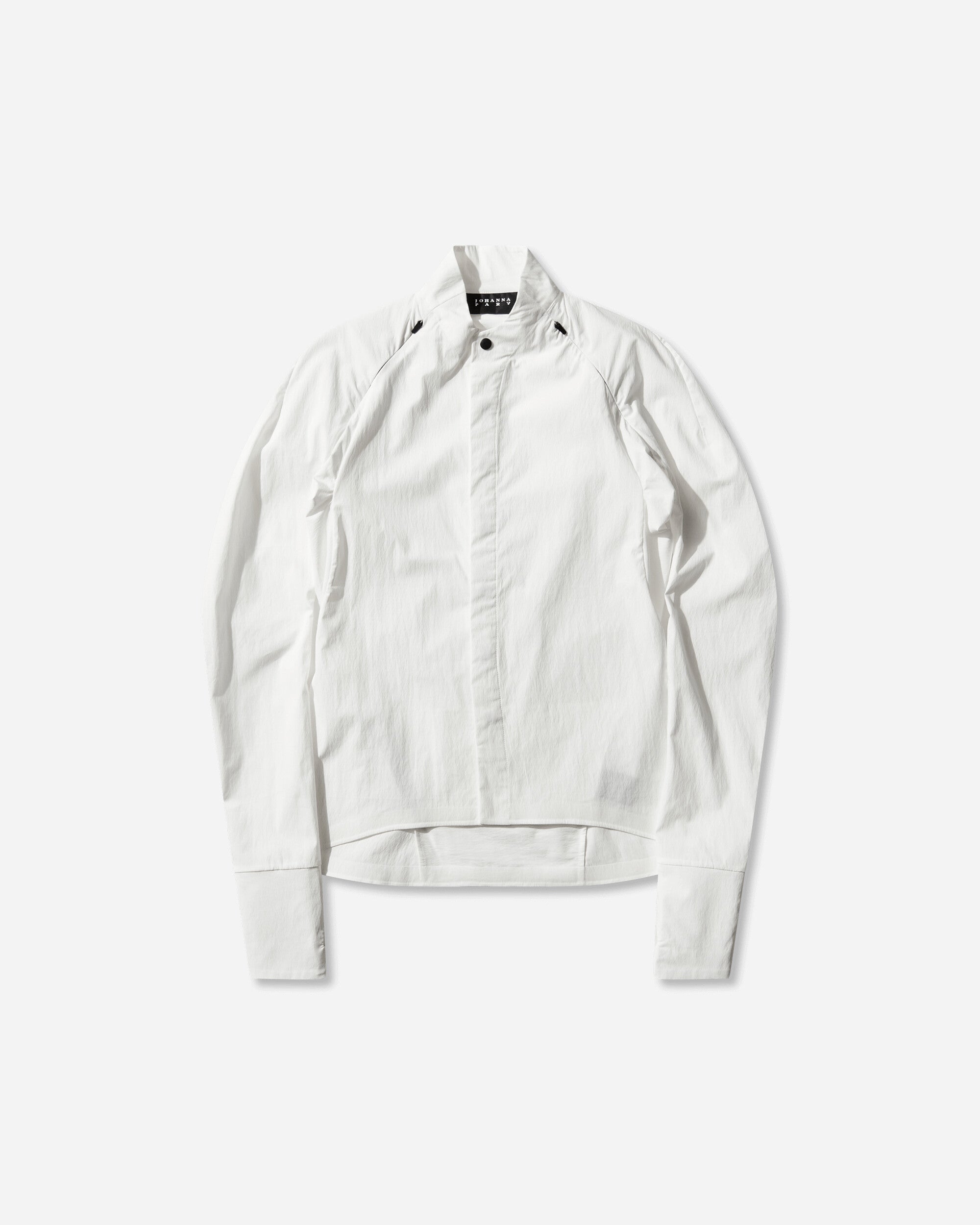 Johanna Parv Women's Long Sleeve Zip Shirt White