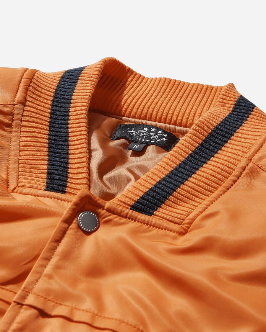 AFB Sport Bomber Jacket Orange, view 3