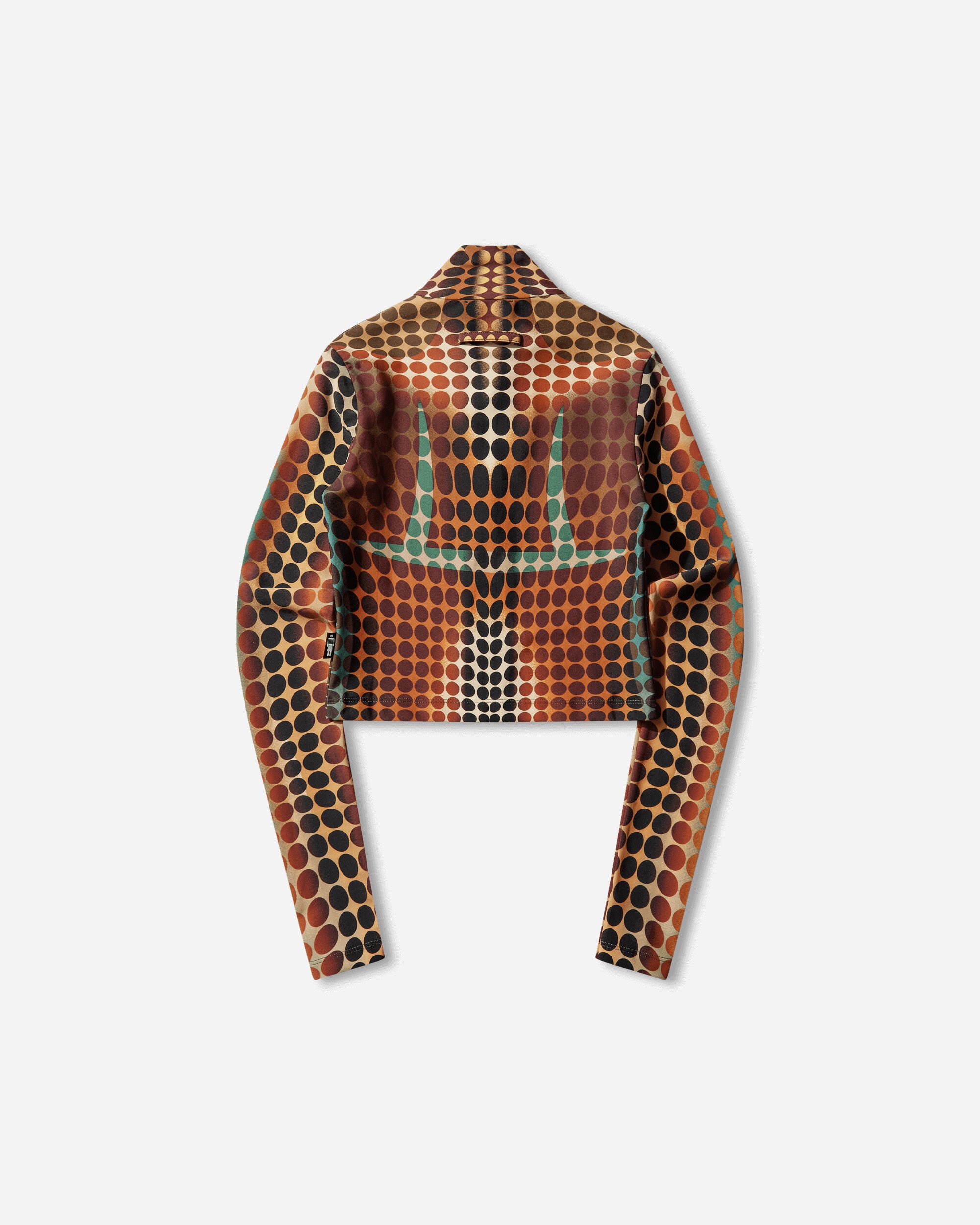 Jean Paul Gaultier Women's Re-Edition Dots Zip Top Orange, view 2