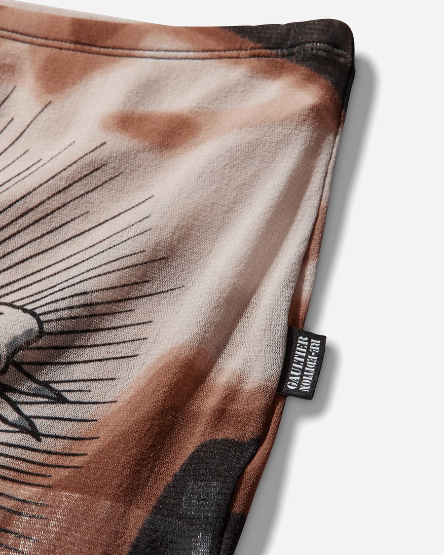 Jean Paul Gaultier Women's Re-Edition Safe Sex Tattoo Long Skirt Black, view 4