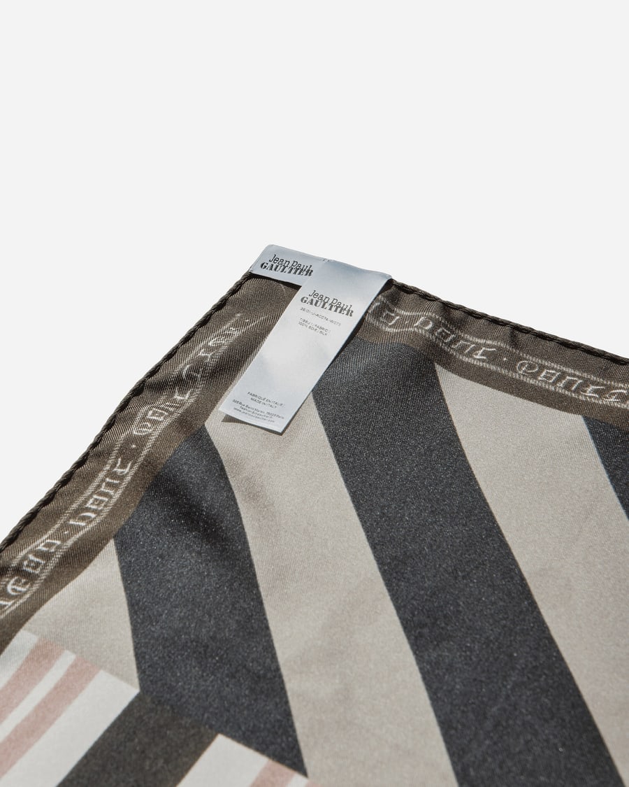 Jean Paul Gaultier Patchwork Print Silk Scarf Multicolor, view 3