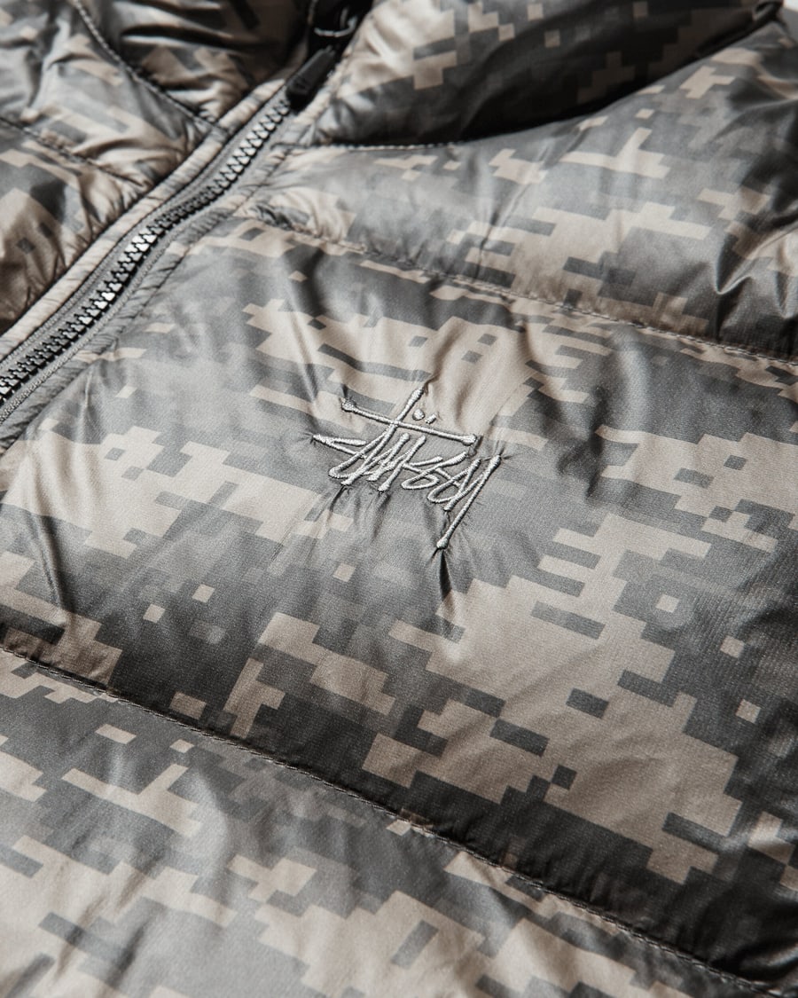 Stüssy Micro Ripstop Down Jacket Digi Camo, view 3