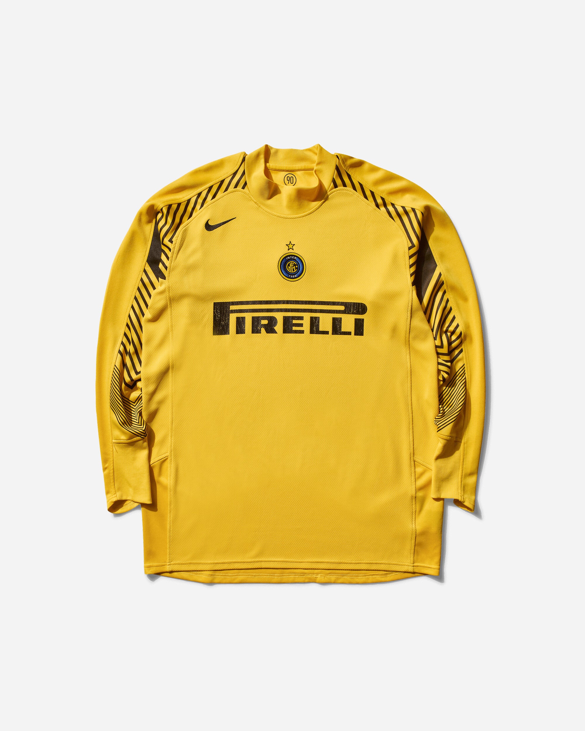 Pezze Vintage Men's Inter Training Top Yellow