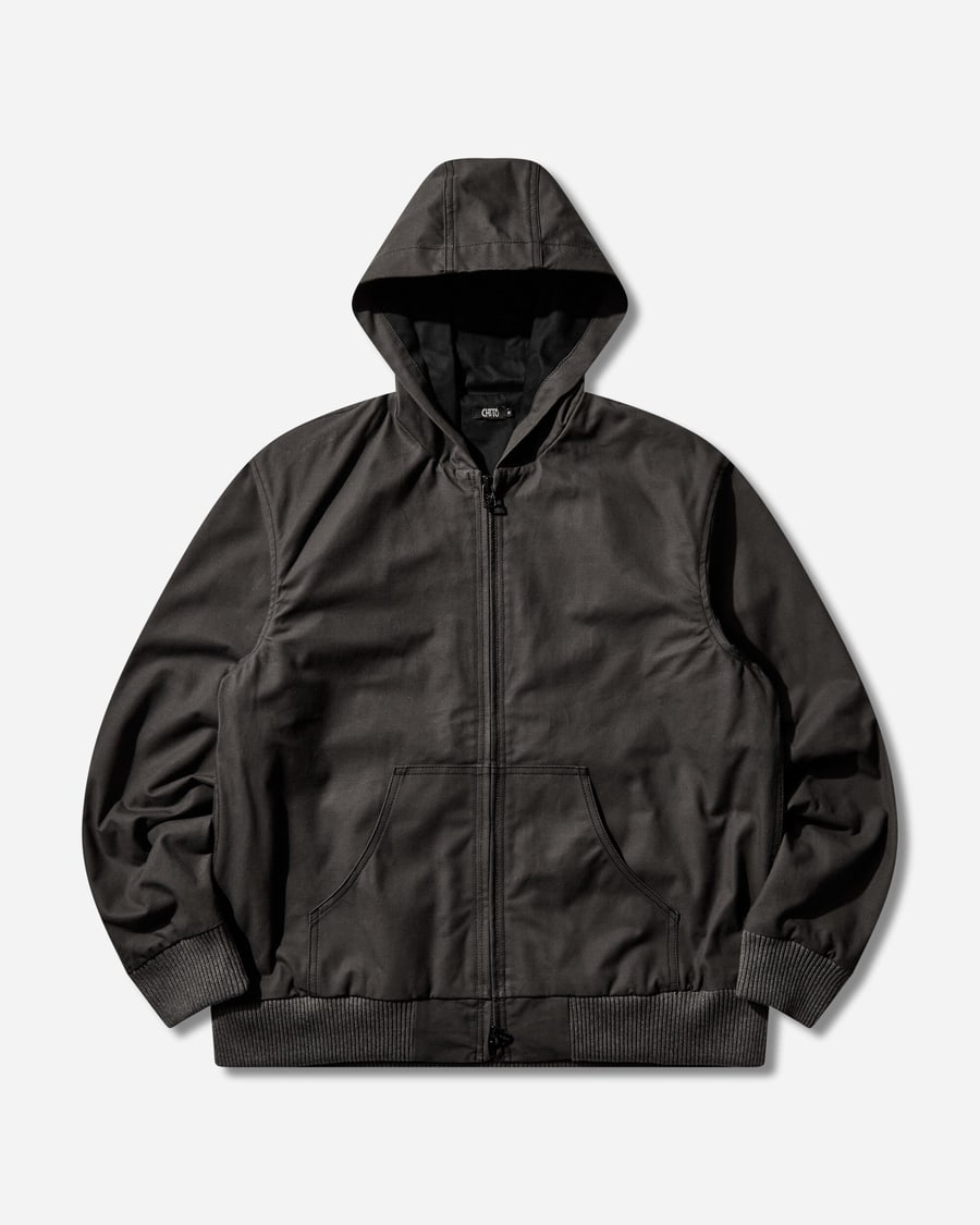 Chito Men's Work Jacket Washed Black