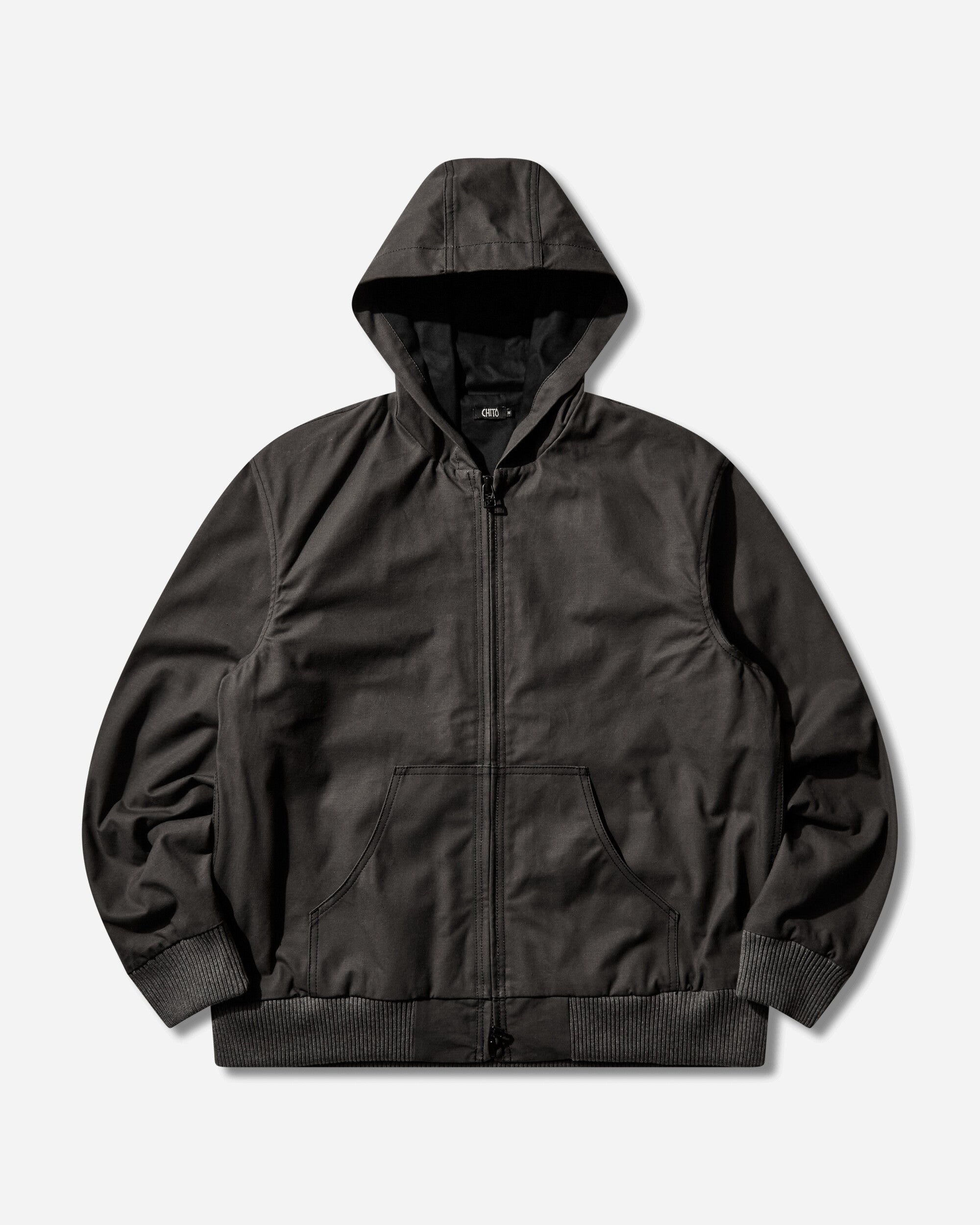 Chito Men's Work Jacket Washed Black