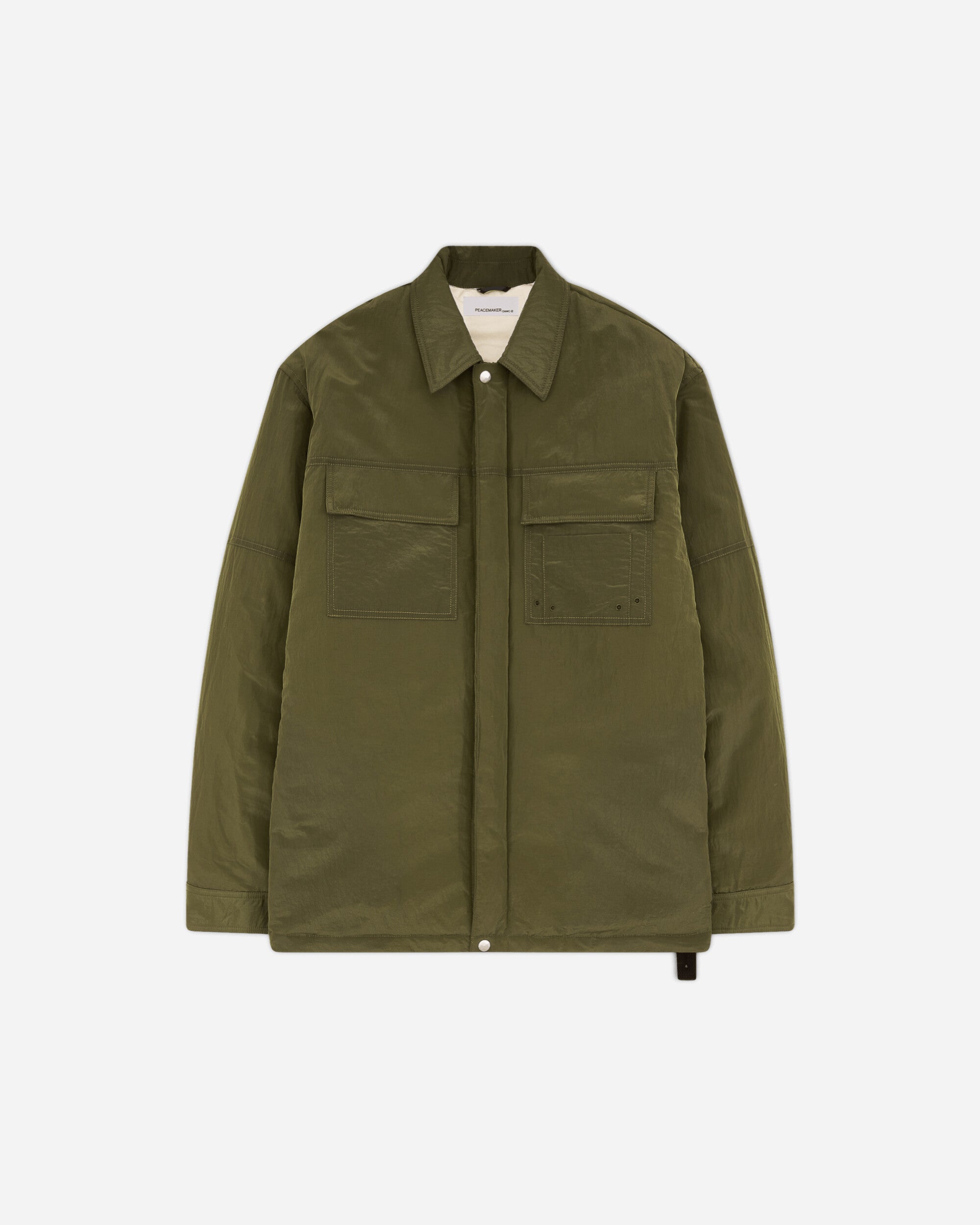OAMC Peacemaker Men's Padded Overshirt Military Green