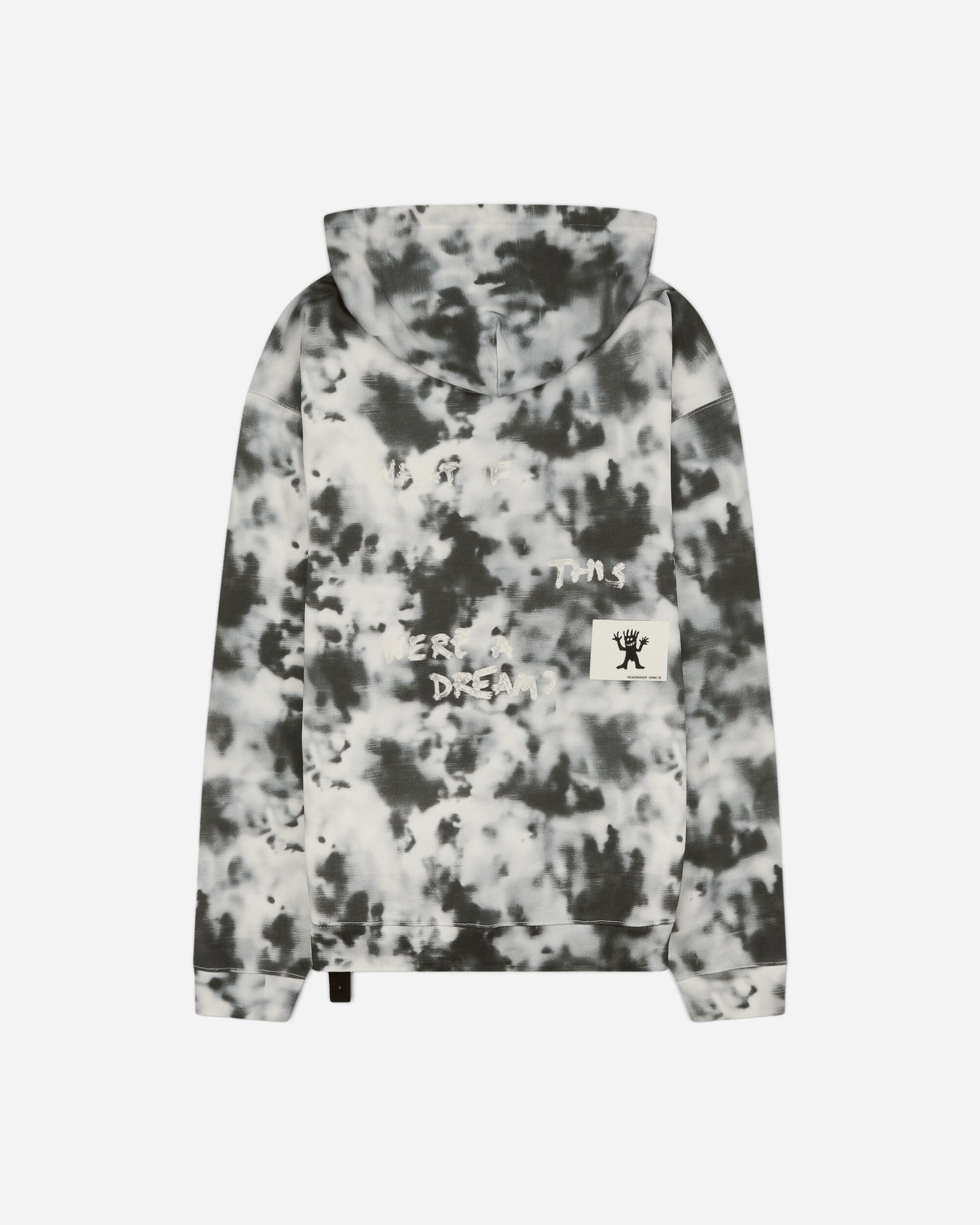 OAMC Peacemaker Men's Loose Fit Hoodie Black Camo, view 2