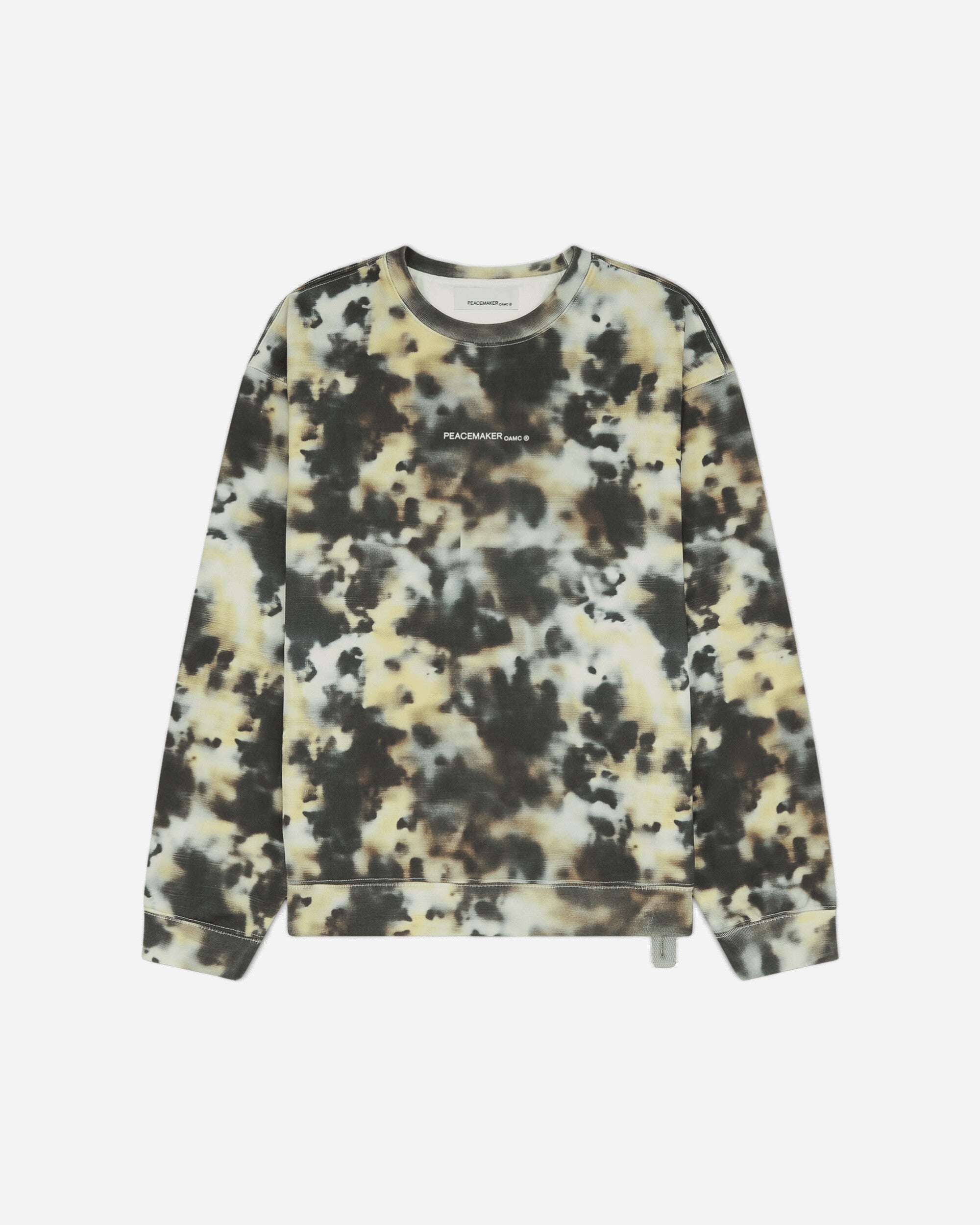 OAMC Peacemaker Men's Loose Fit Crewneck Sweatshirt Military Camo