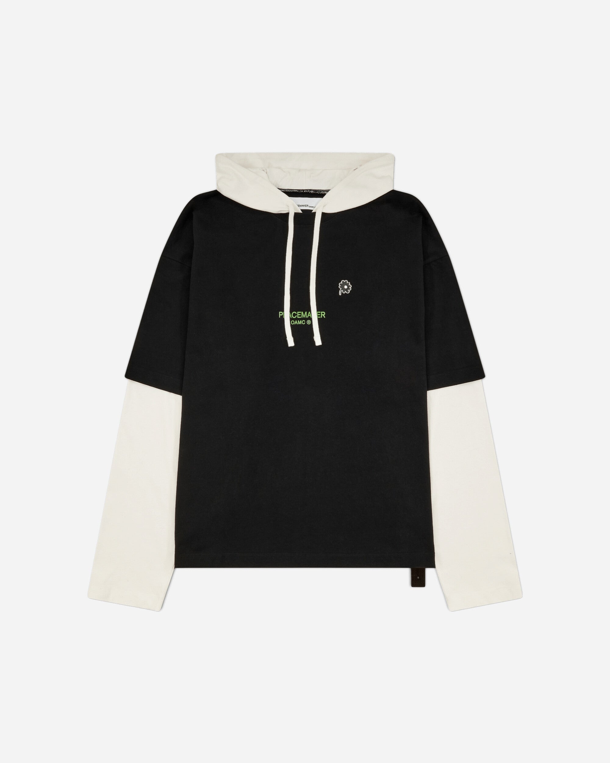 OAMC Peacemaker Men's Dynamo Print Hooded T-Shirt Black