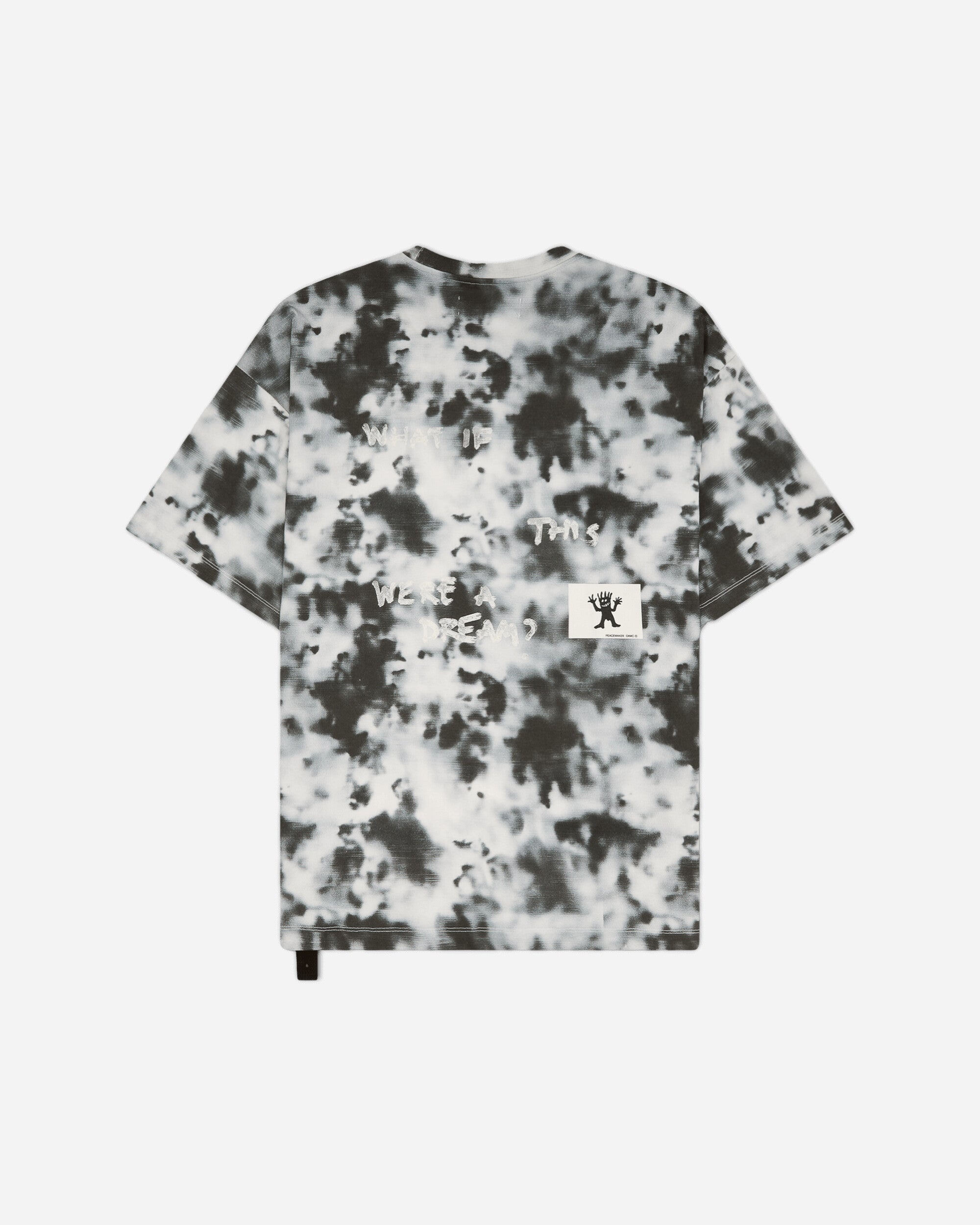 OAMC Peacemaker Men's Loose Fit T-Shirt Black Camo, view 2