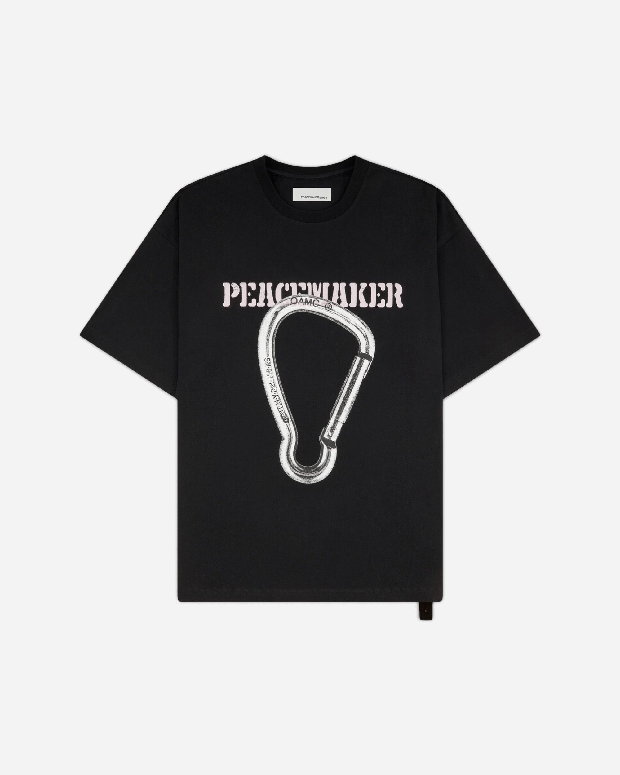OAMC Peacemaker Men's Carabinier Print Loose Fit T-Shirt Black