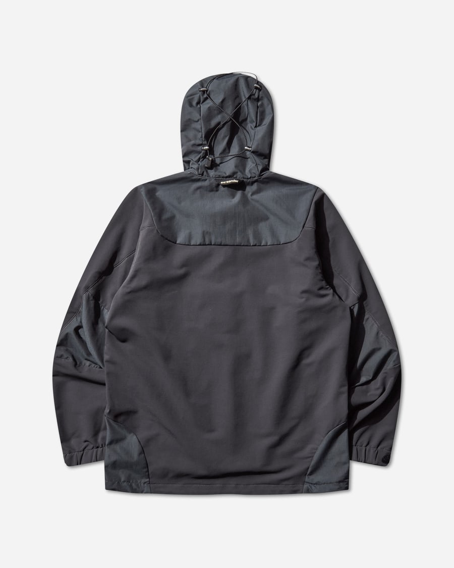 and wander Men's Stretch Shell Jacket Dark Gray, view 2