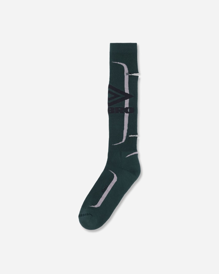 Umbro Logo Socks Dark Olive, view 2
