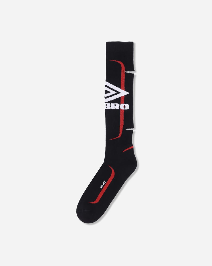 Umbro Logo Socks Black, view 2