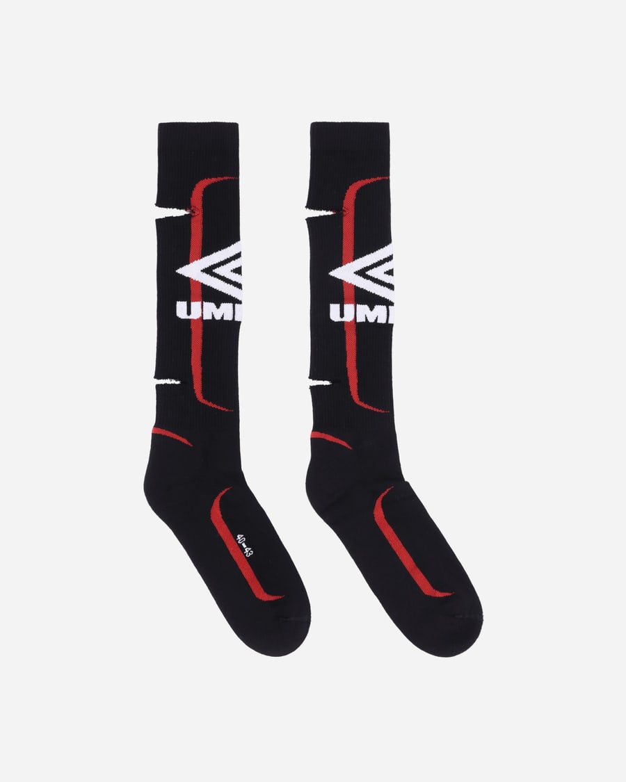 Umbro Logo Socks Black, view 3