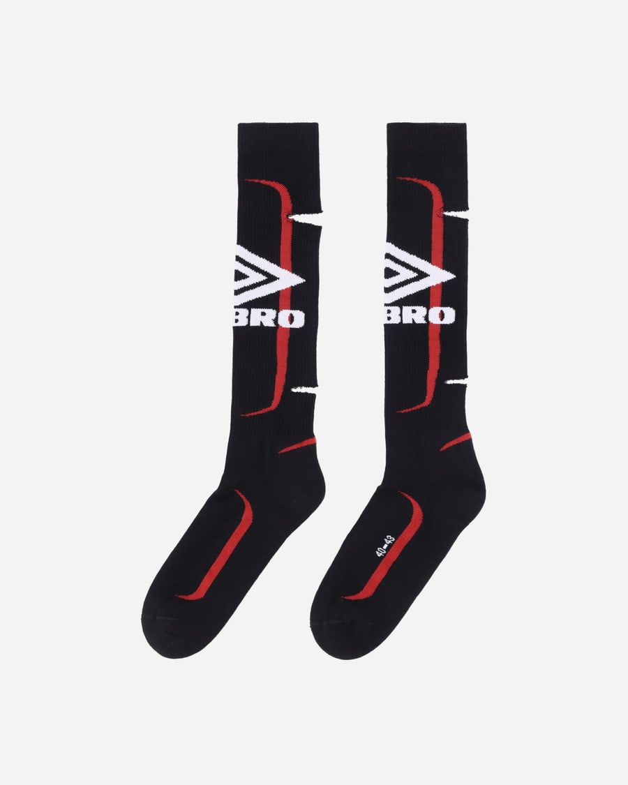 Umbro Logo Socks Black, view 4