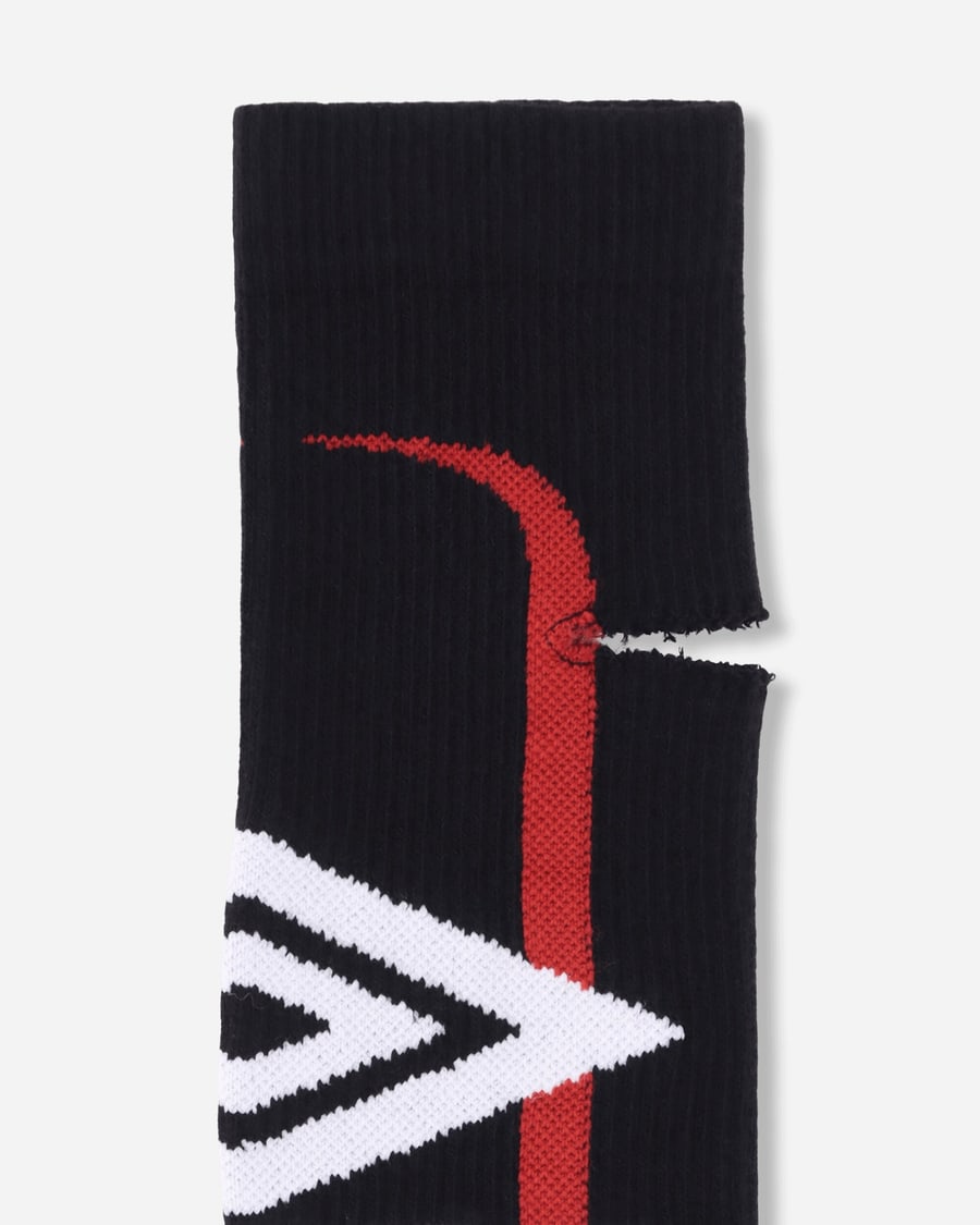 Umbro Logo Socks Black, view 5
