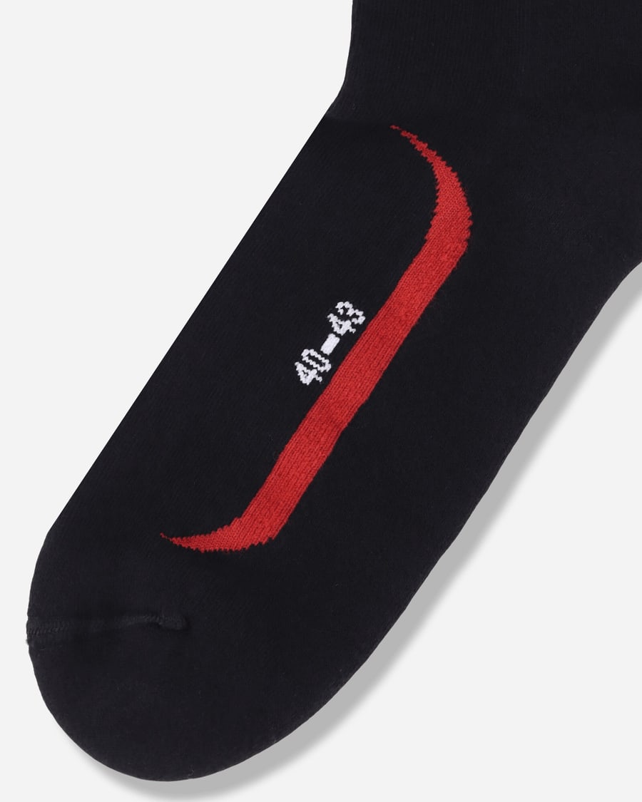 Umbro Logo Socks Black, view 6